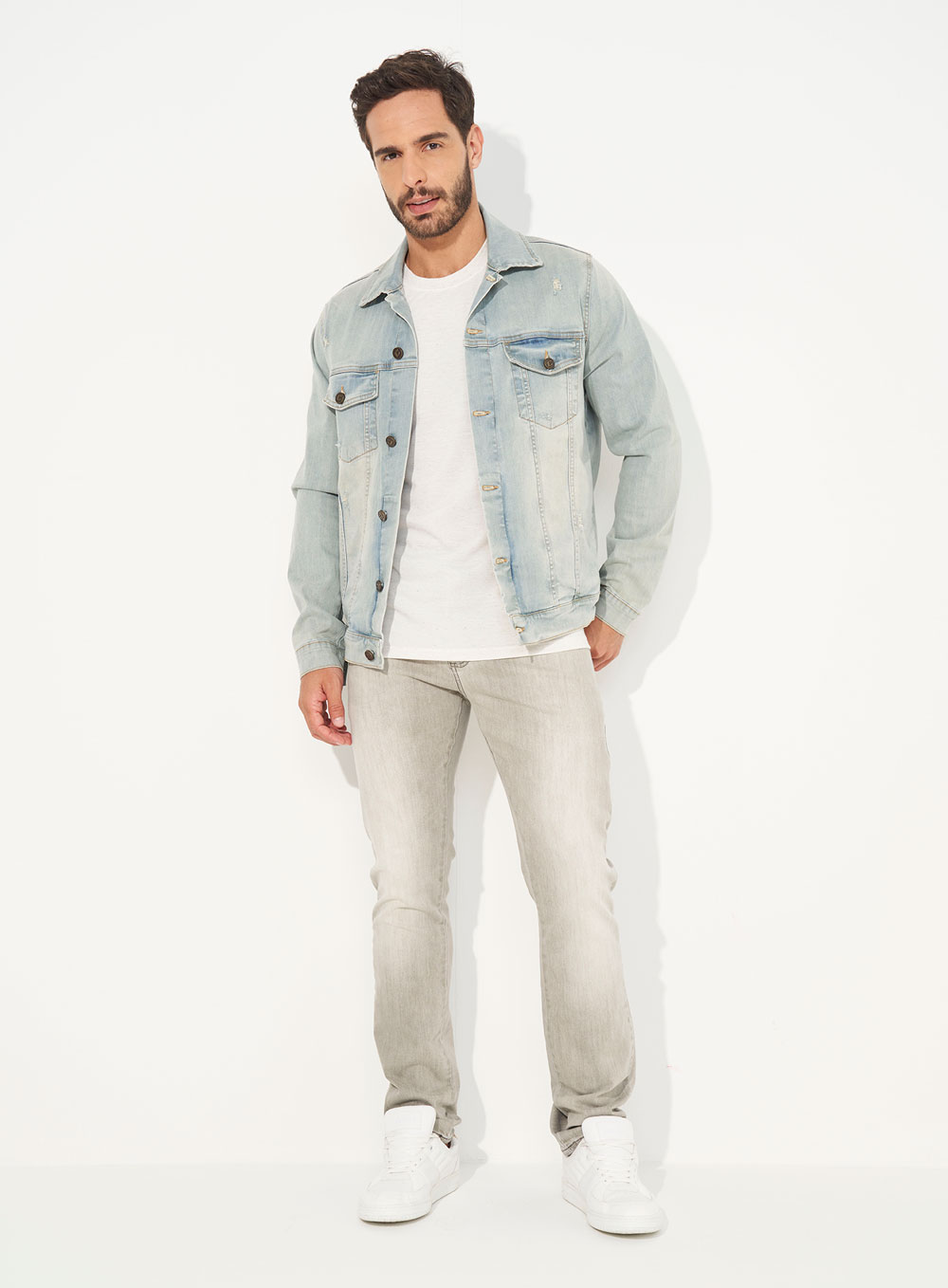 JAQUETA JEANS GG INDIGO