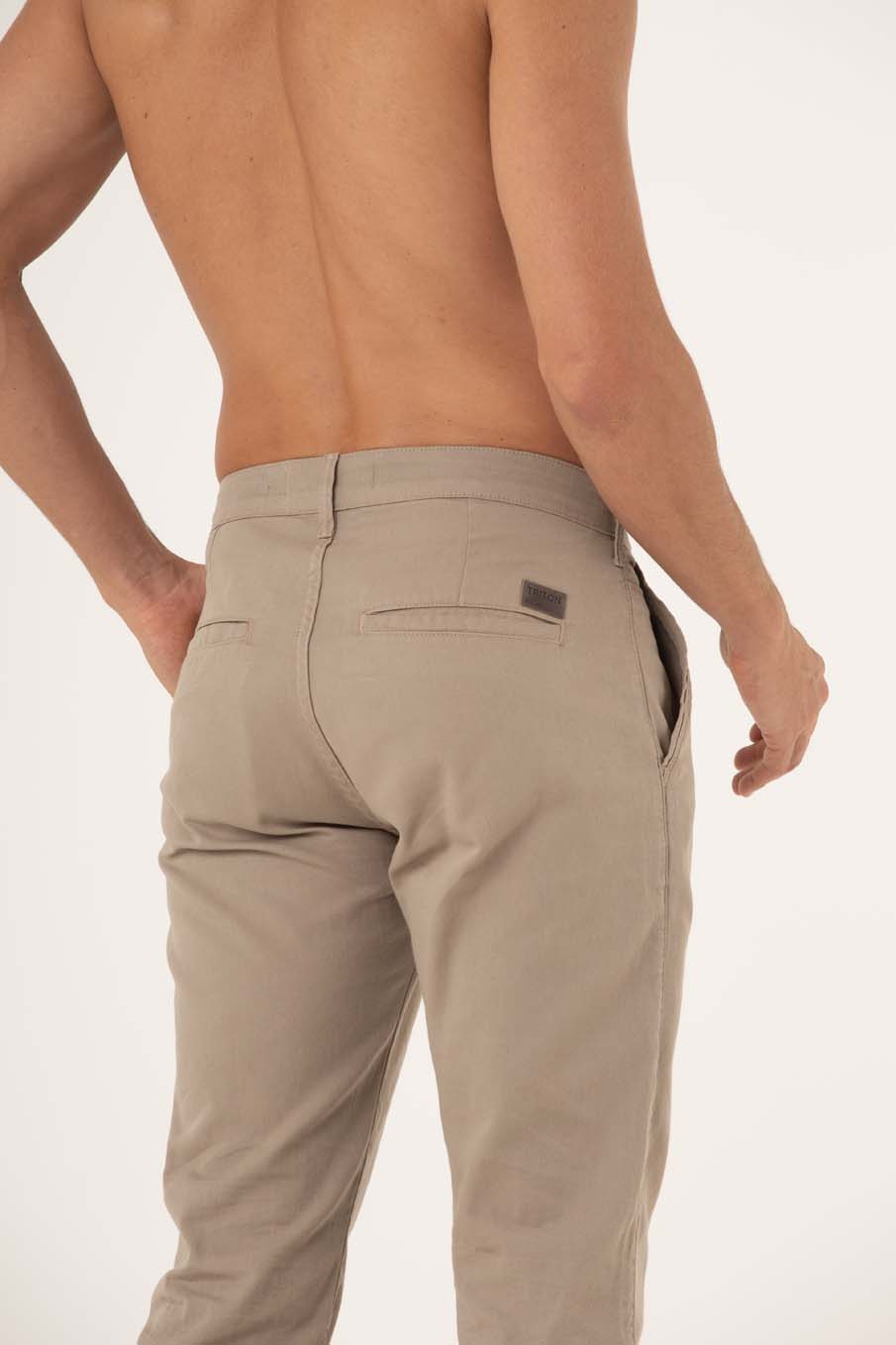 CALÇA SARJA HUGO 46 AZUL ALYA