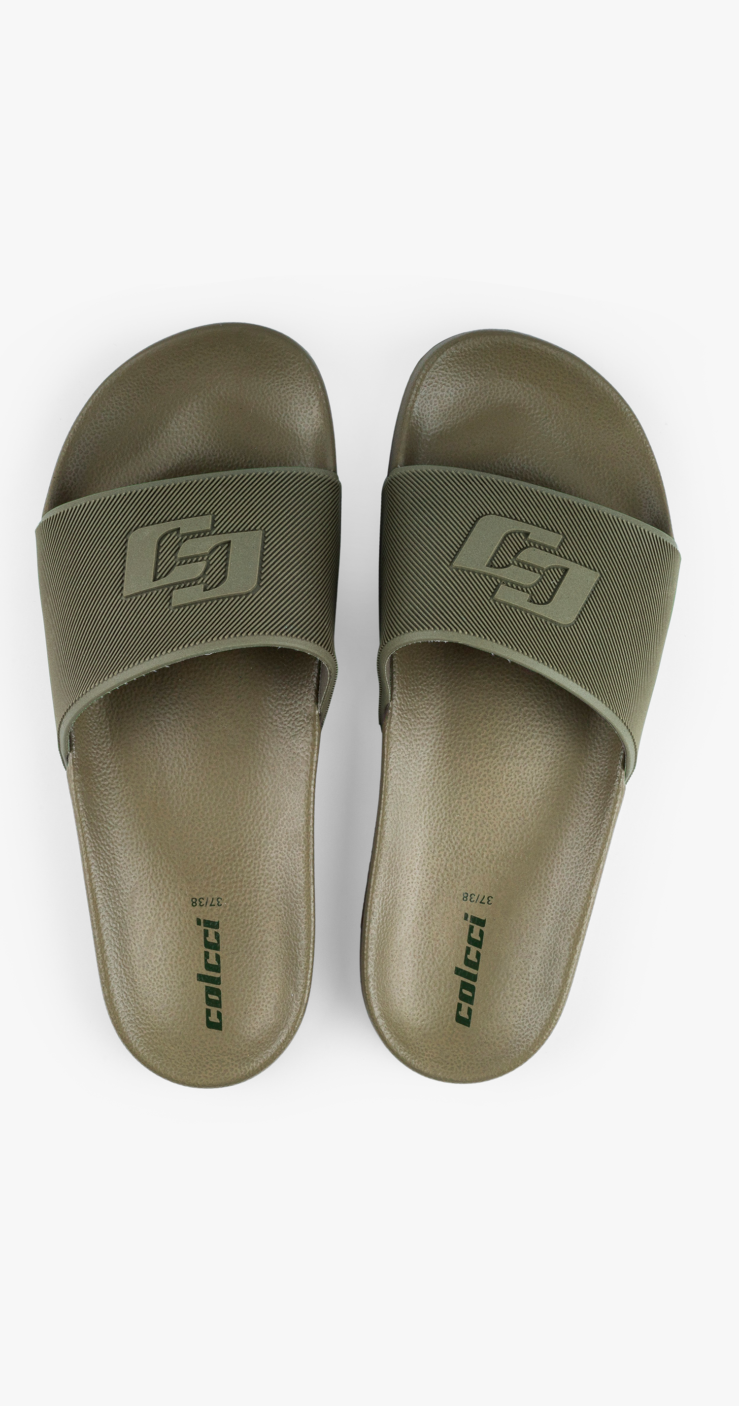 CHINELO UNISSEX COLCCI SLIDE ICONE 37-38 BRANCO