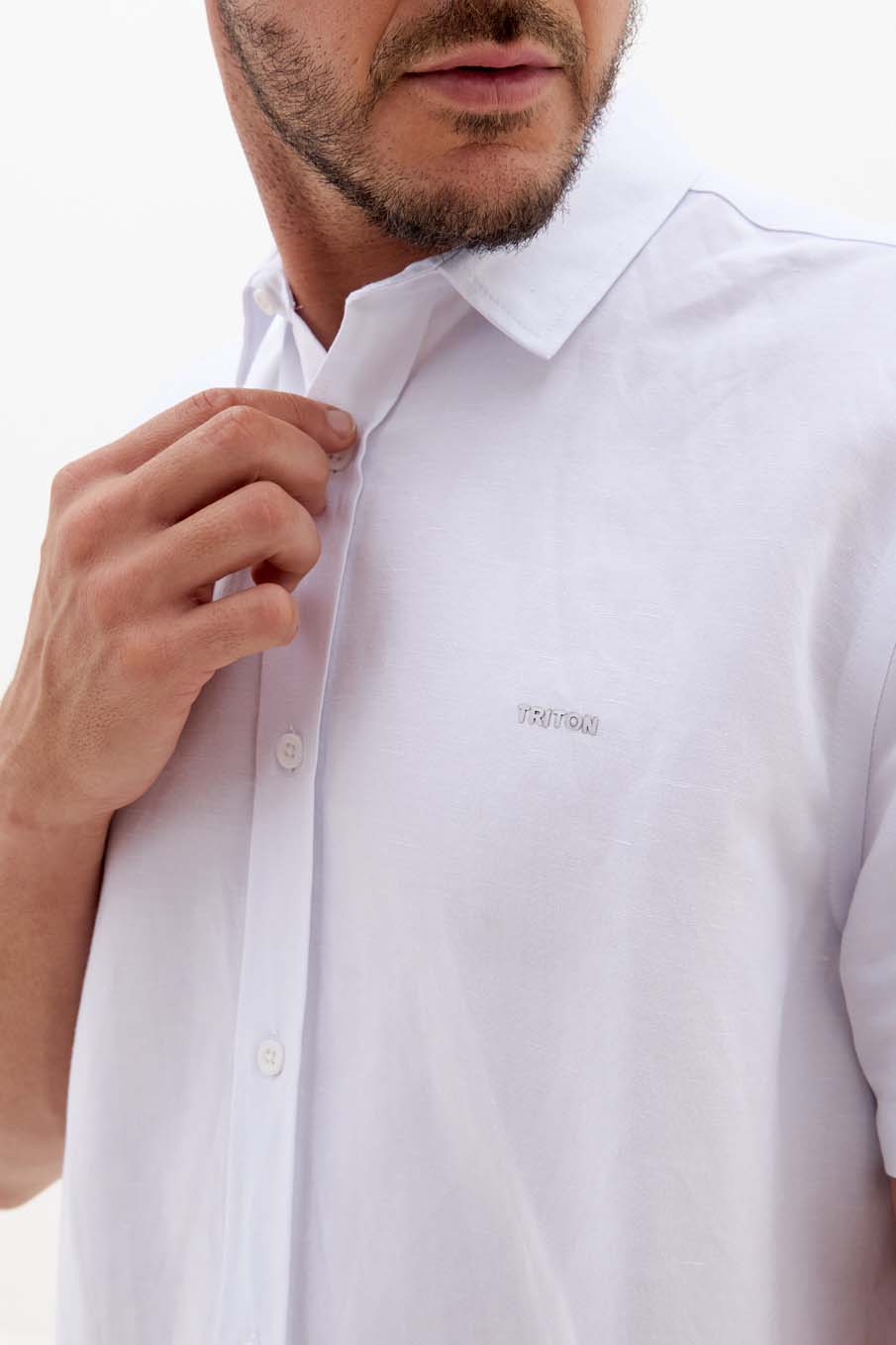 CAMISA LINHO RESORT G AZUL TRANQUIL BLUE