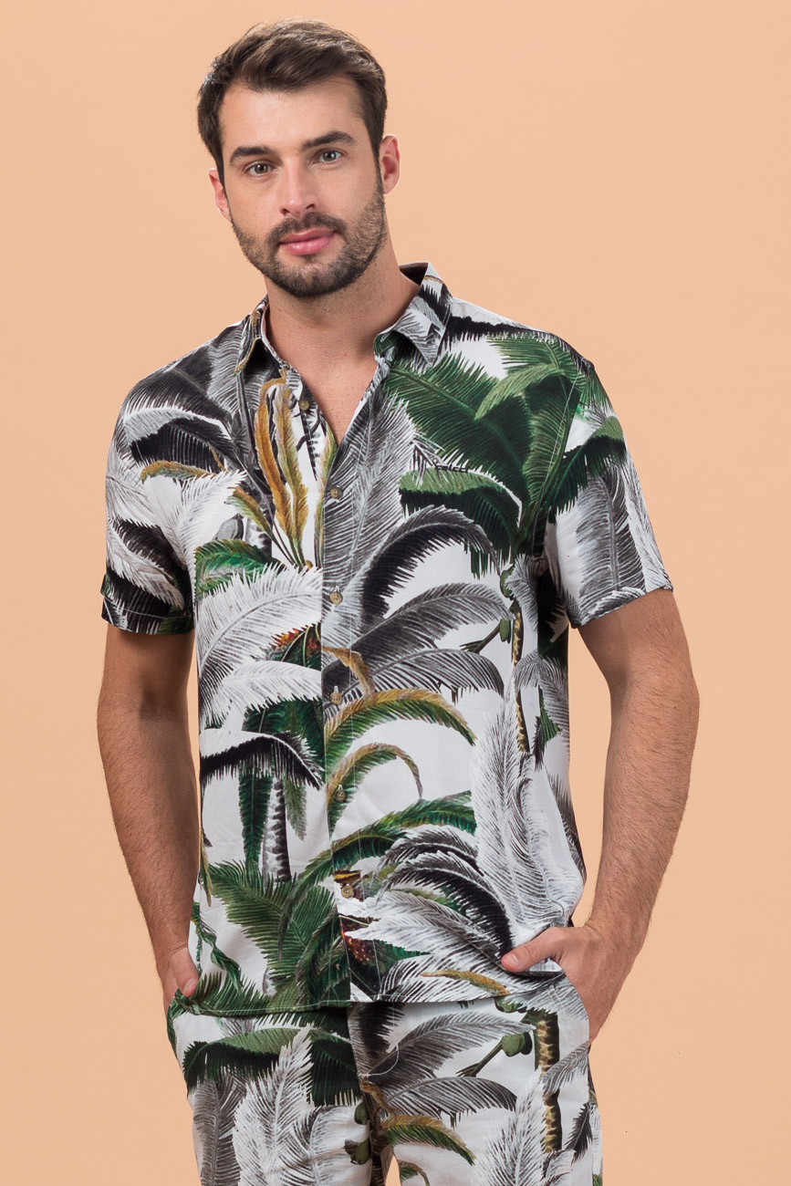 CAMISA ESTAMPADA RELAX P INDIA