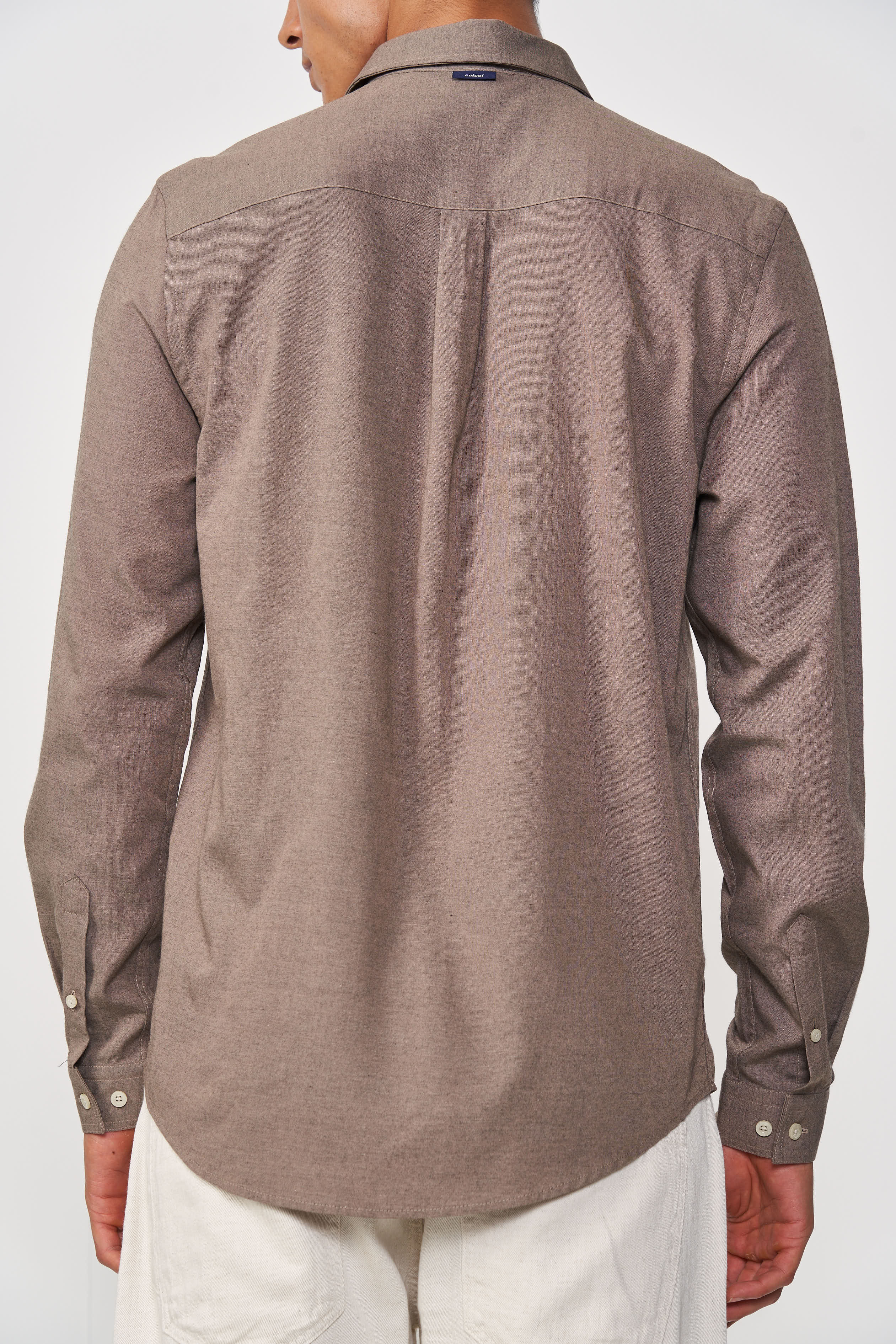 CAMISA RELAX GG BEGE SAND CASTLE