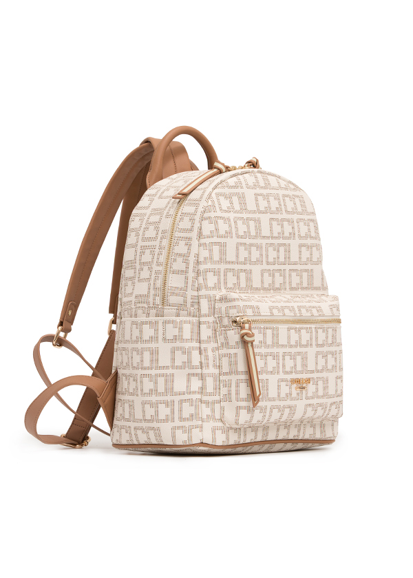 MOCHILA COLCCI FEM MONOGRAMA U CAFE