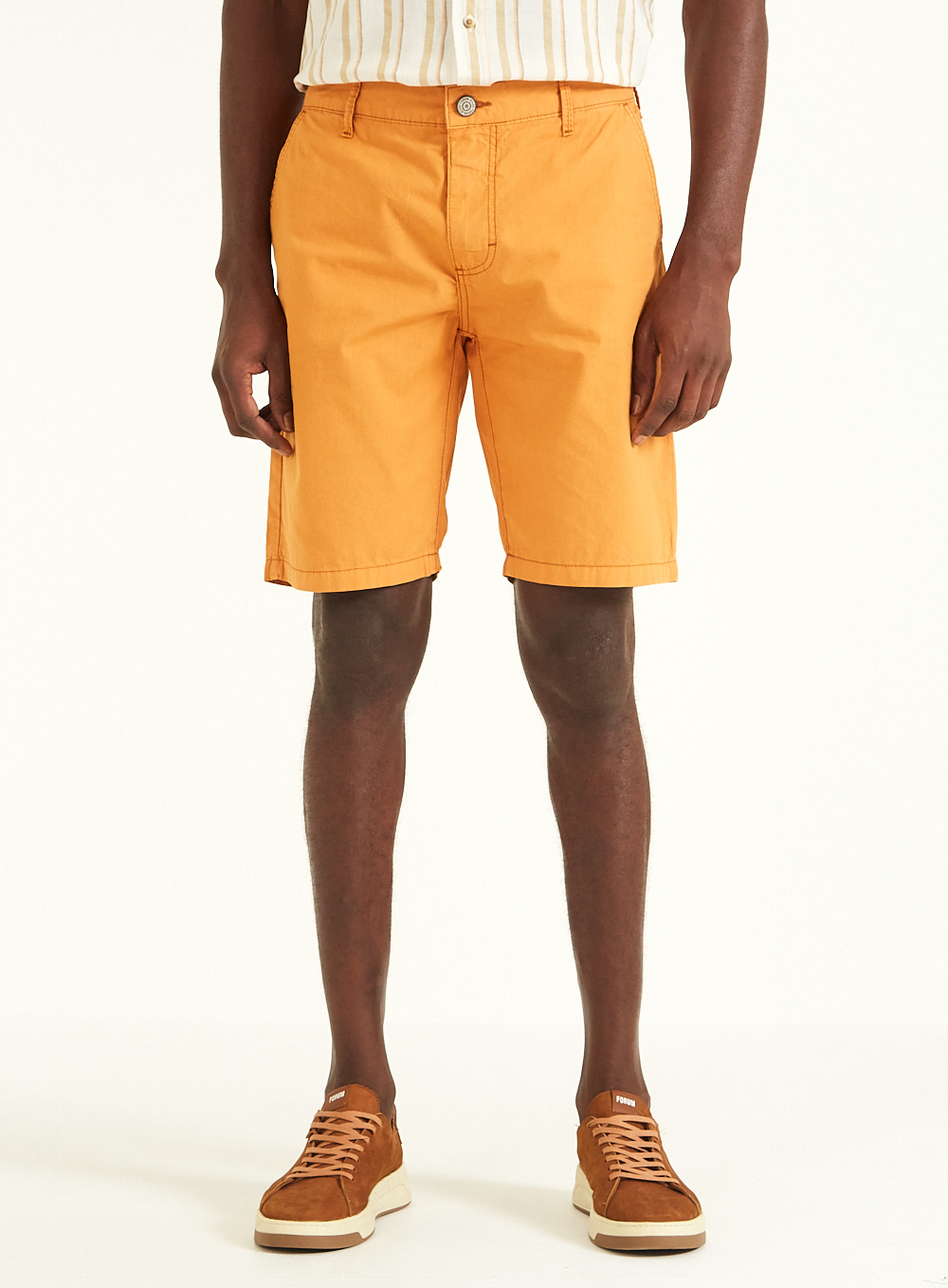 BERMUDA SARJA BENJAMIN 40 AMARELO COAST G