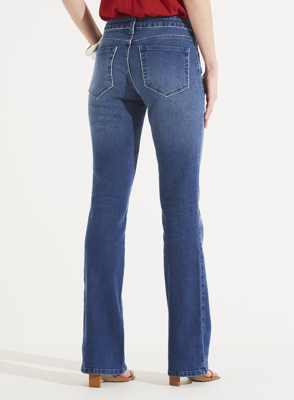 CALÇA JEANS MARISA BOOT CUT 46 INDIGO
