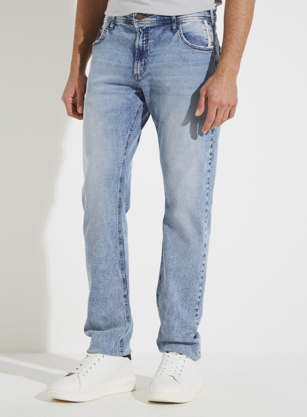 CALÇA  JEANS PAUL SLIM 42 INDIGO