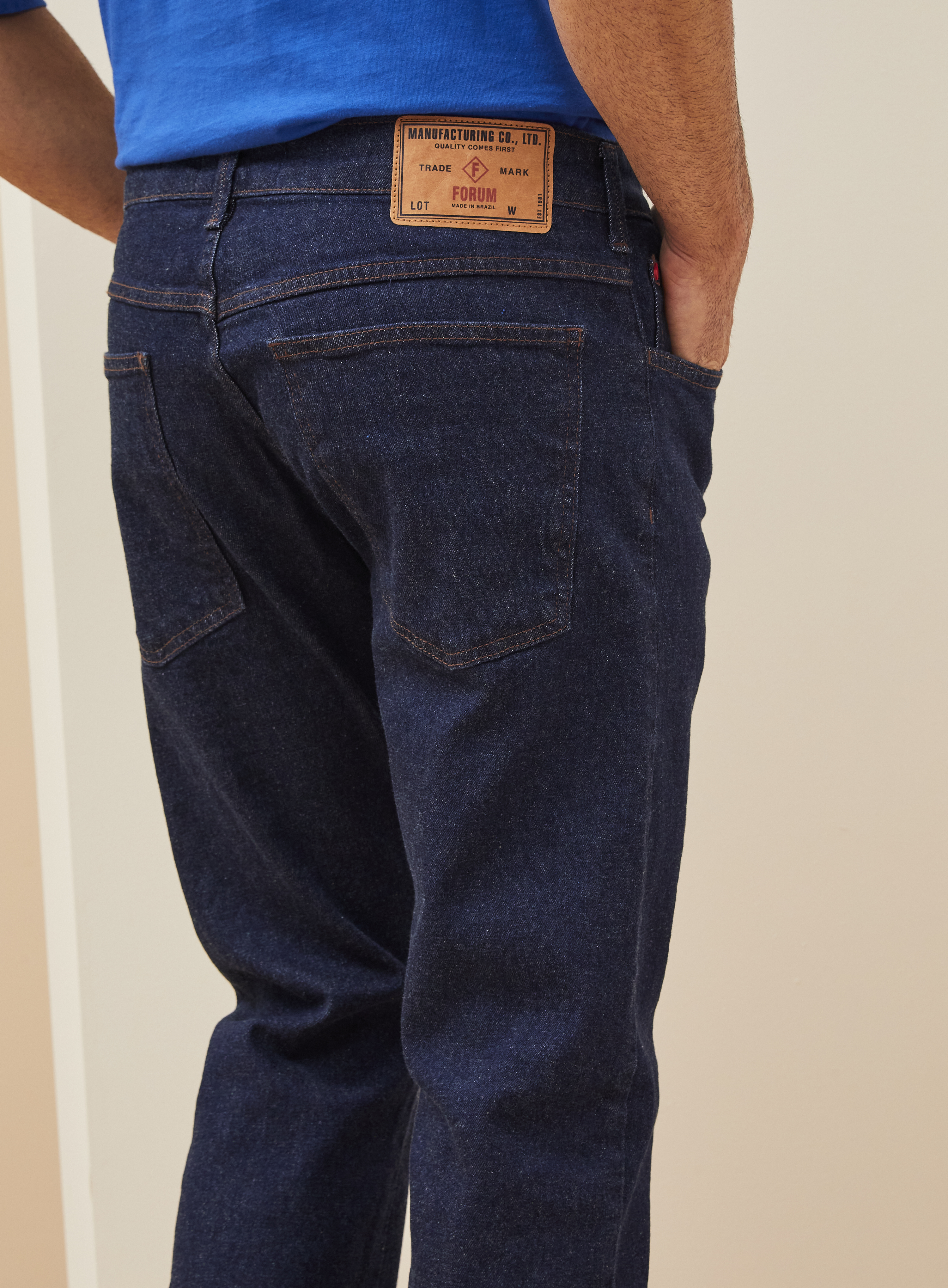 CALÇA JEANS PAUL SLIM 42 INDIGO