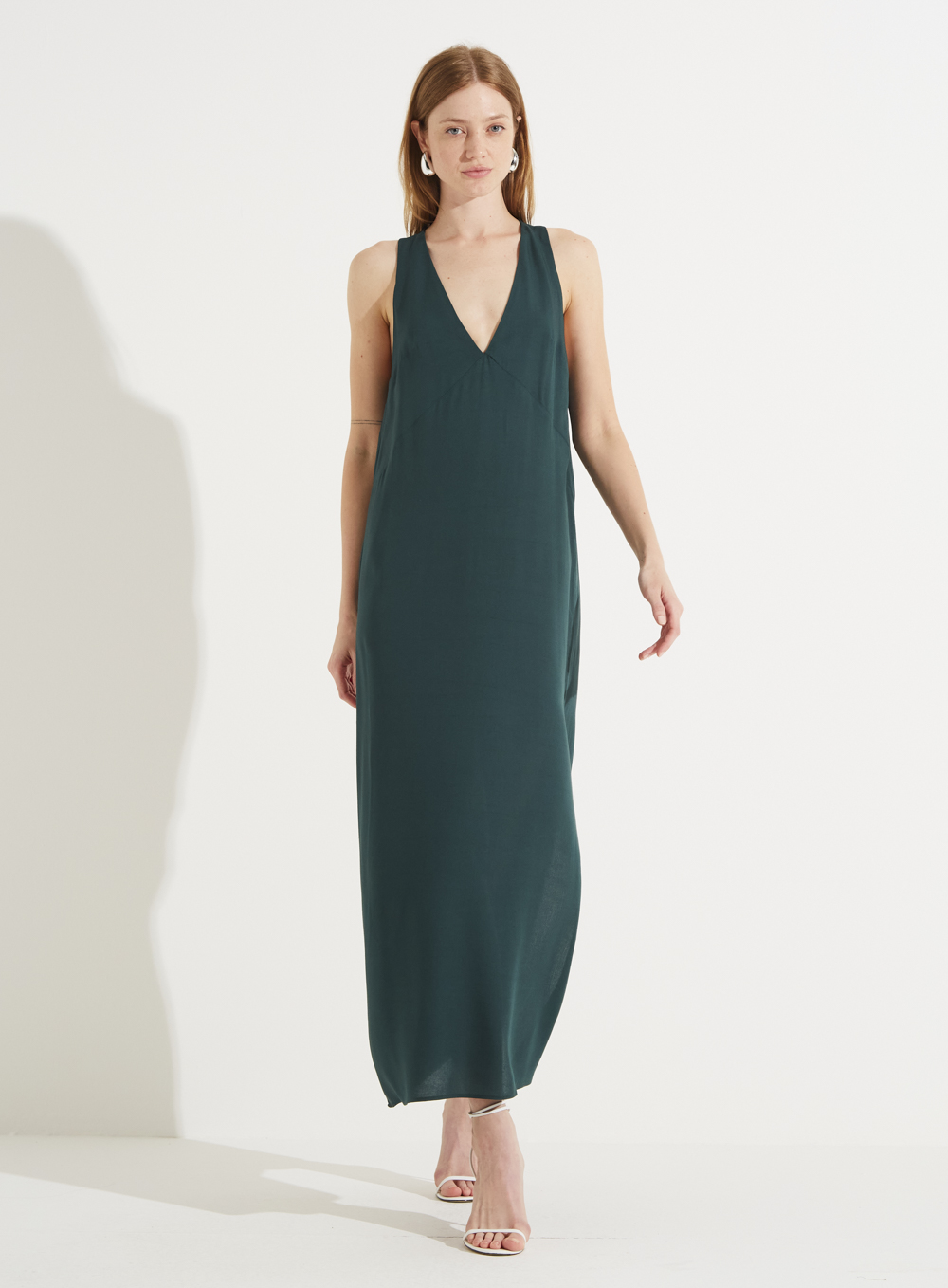 VESTIDO FORUM M MARROM BURNT