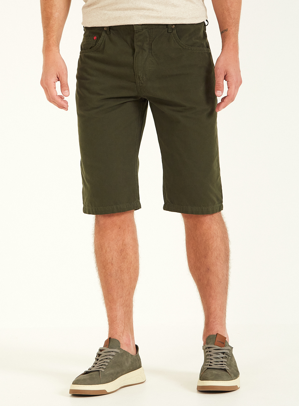BERMUDA SARJA THIAGO 40 AMARELO COAST G