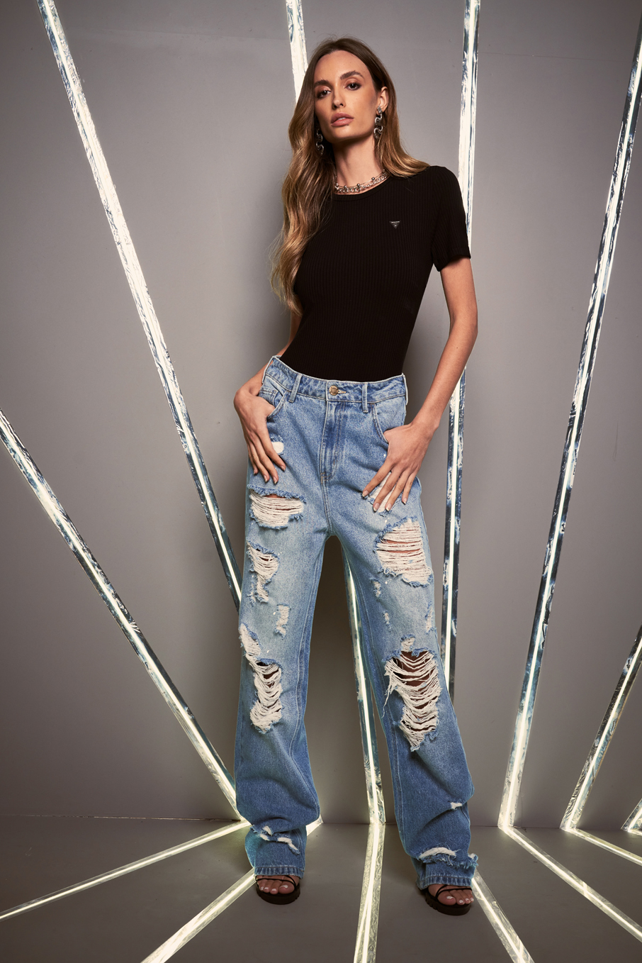 CALÇA JEANS LAURA 38 INDIGO