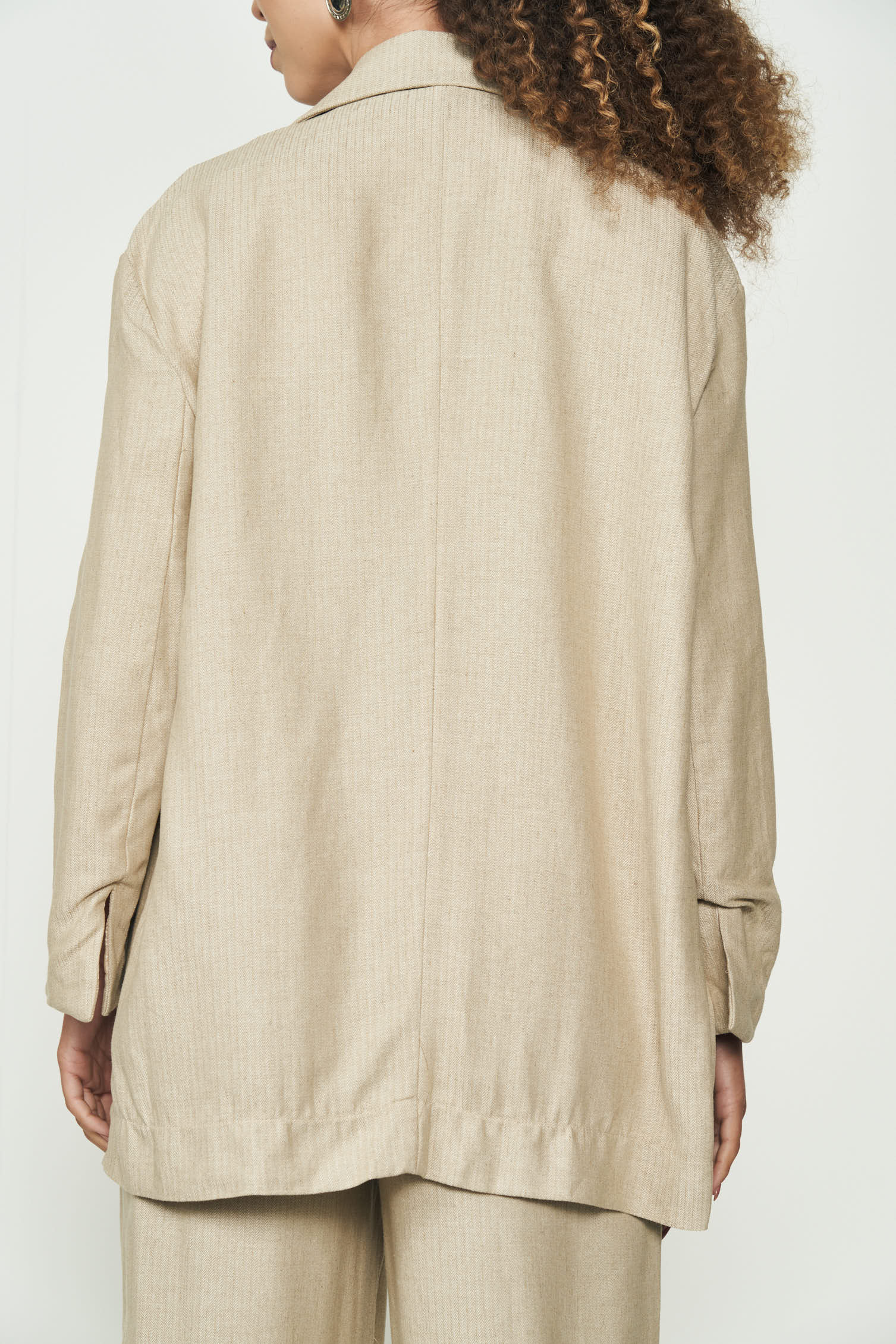 BLAZER LINHO P MARROM/OFF