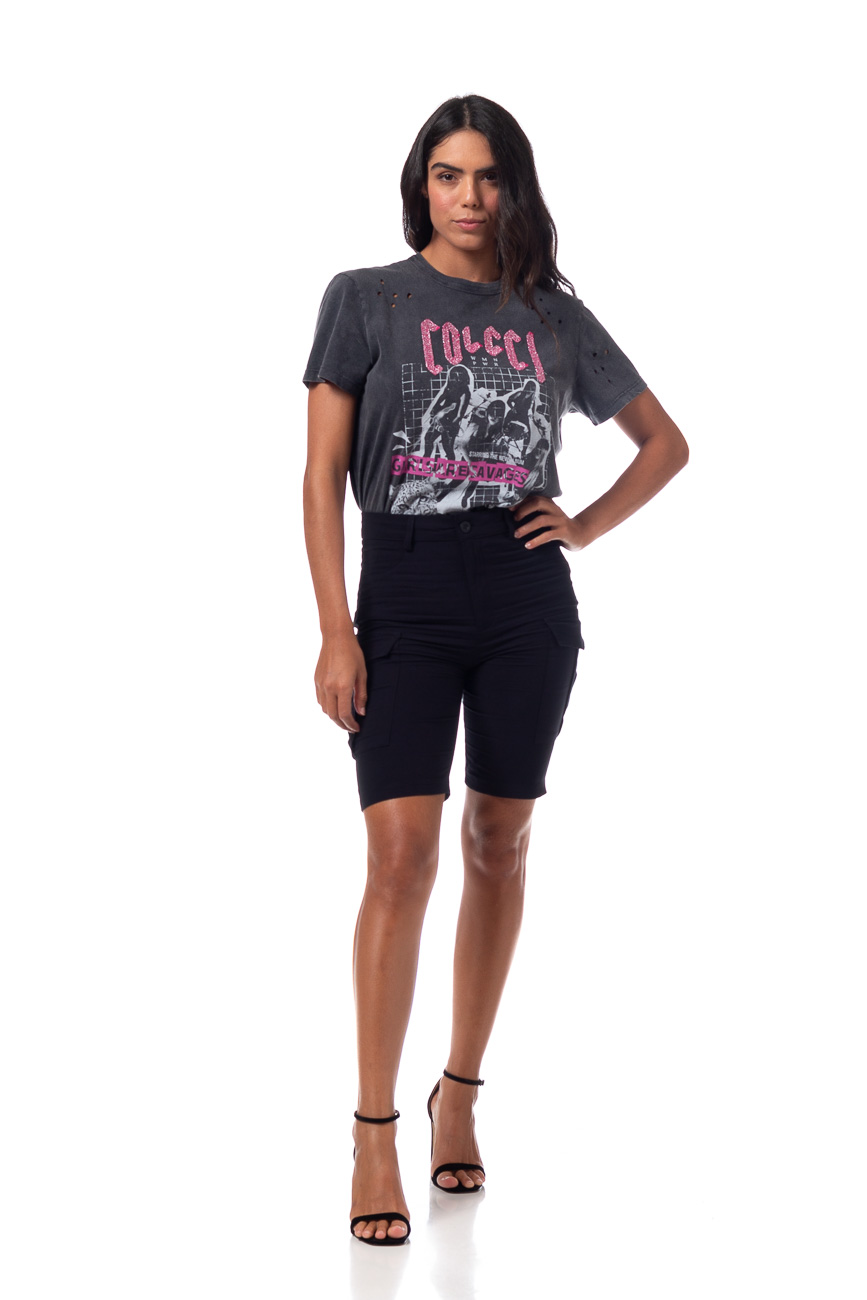 BERMUDA COLCCI 36 PRETO