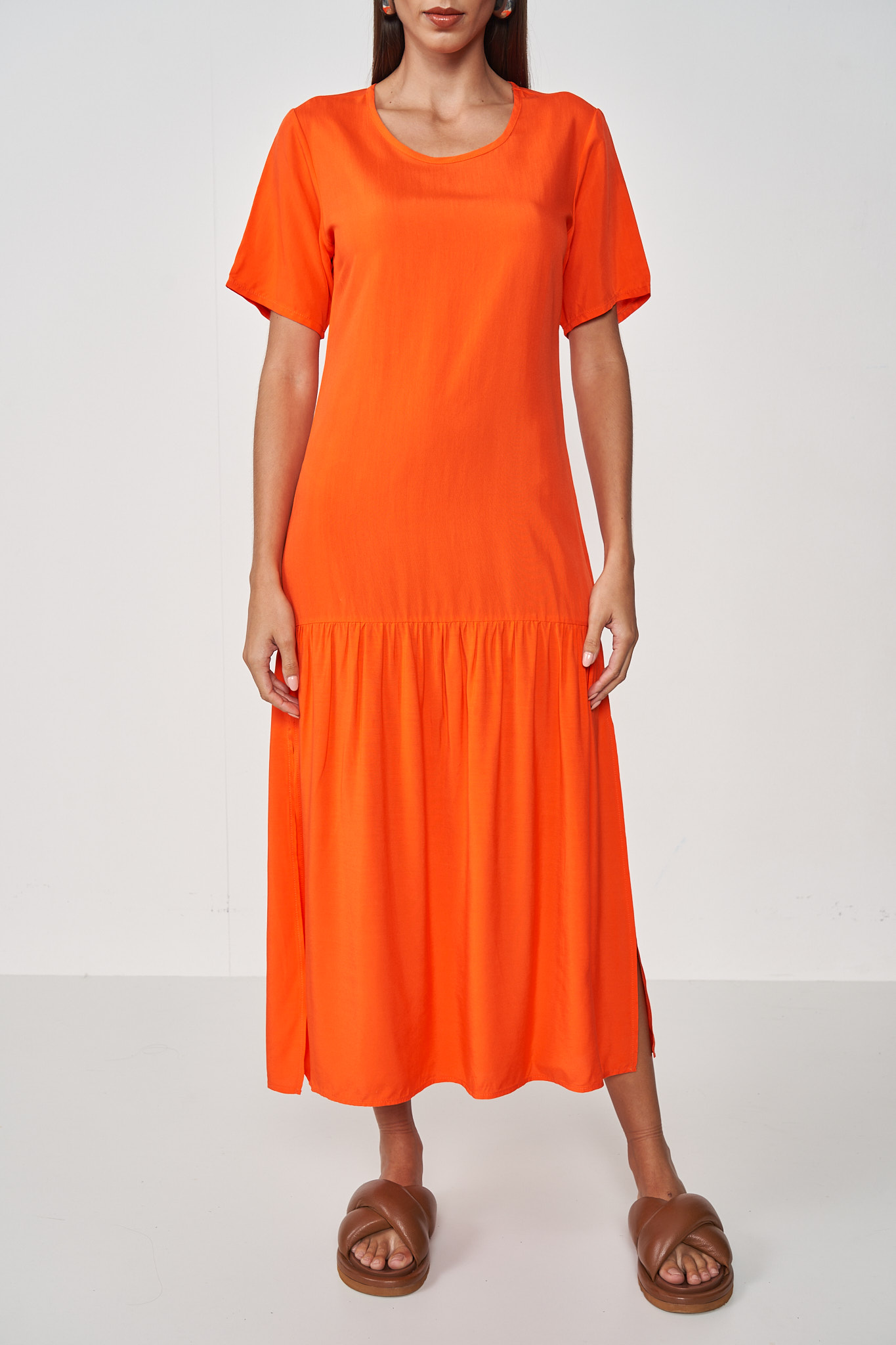 VESTIDO COLCCI PP LARANJA PURPURINA