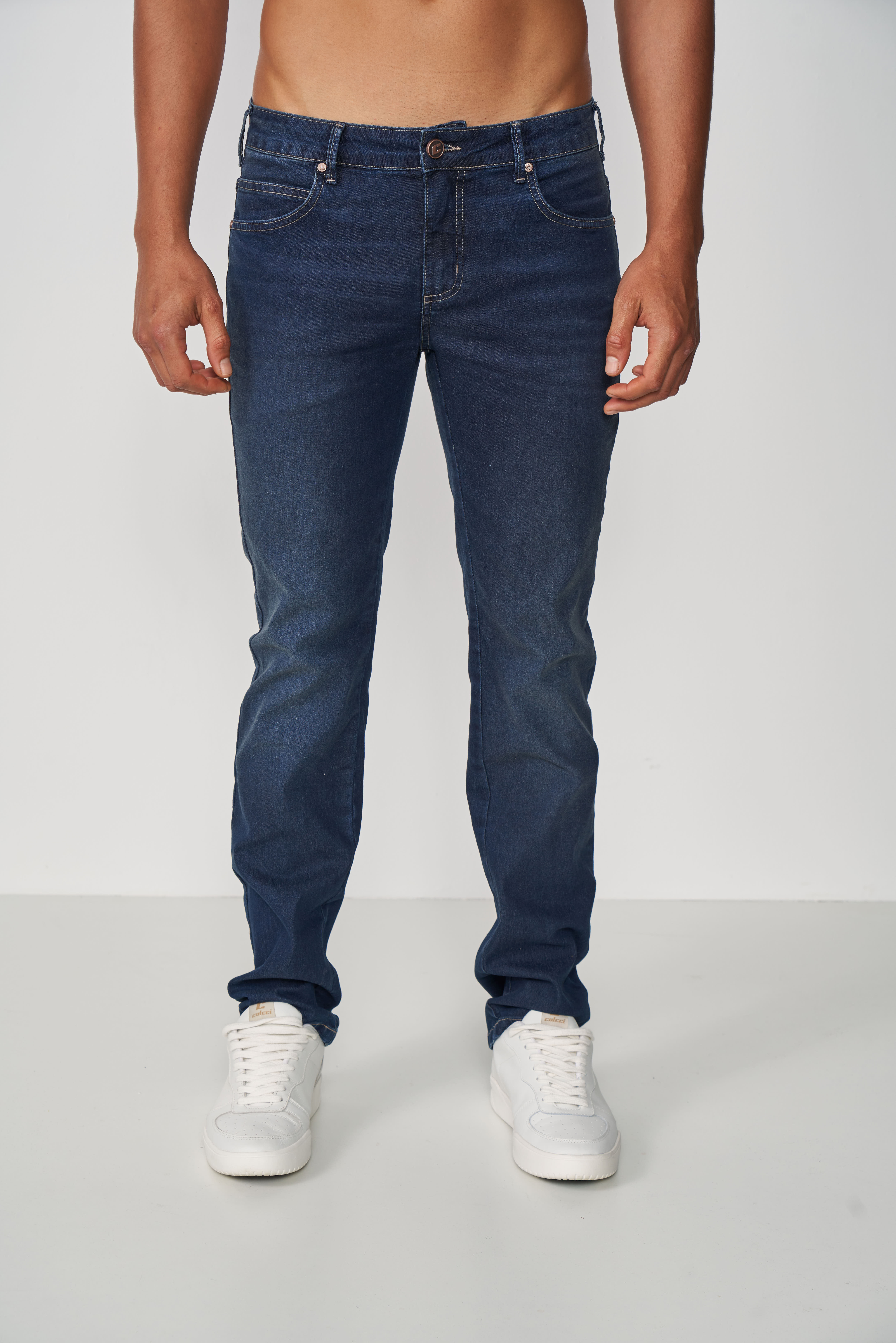 CALÇA JEANS ALEX SLIM 36 INDIGO