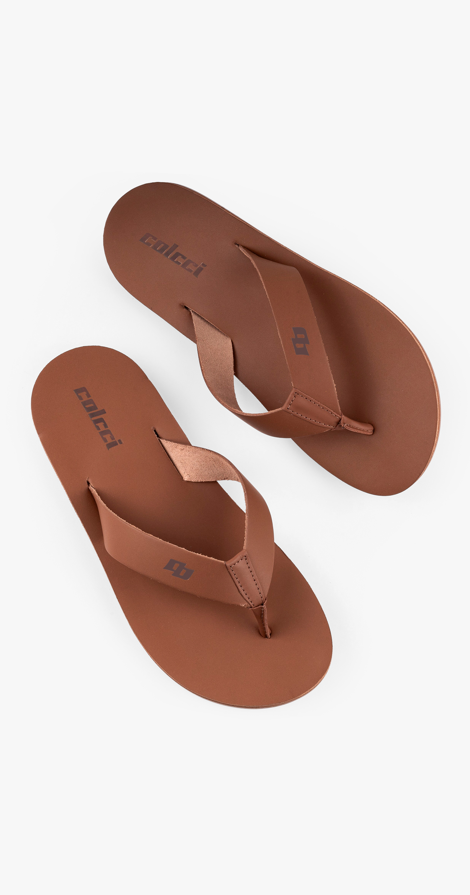 CHINELO MASC COLCCI RIO LEATHER 39-40 OFF WHITE
