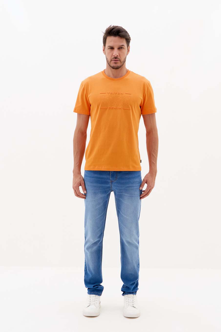 CAMISETA TRITON GG LARANJA SALMONA
