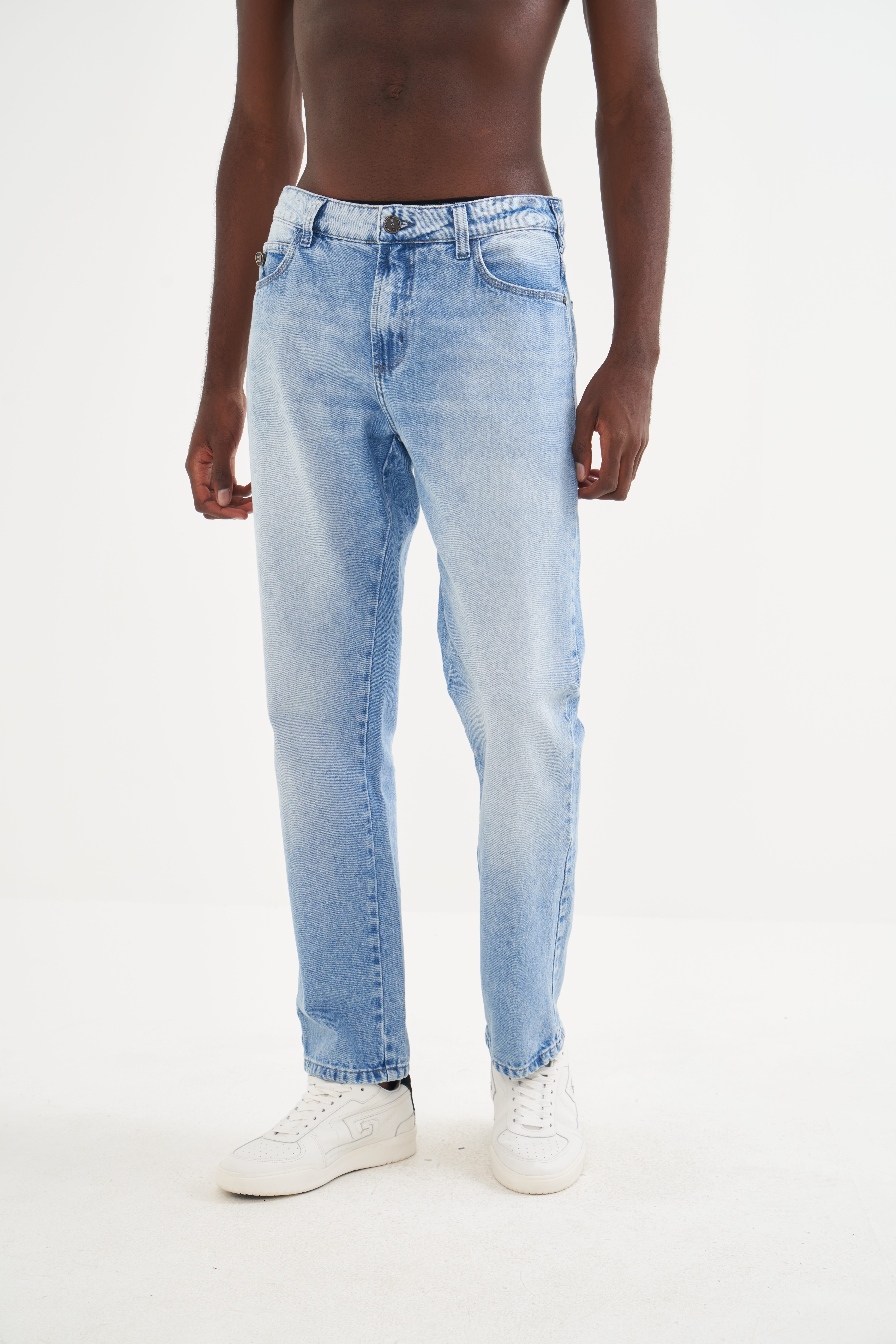 CALÇA JEANS RETA 38 INDIGO