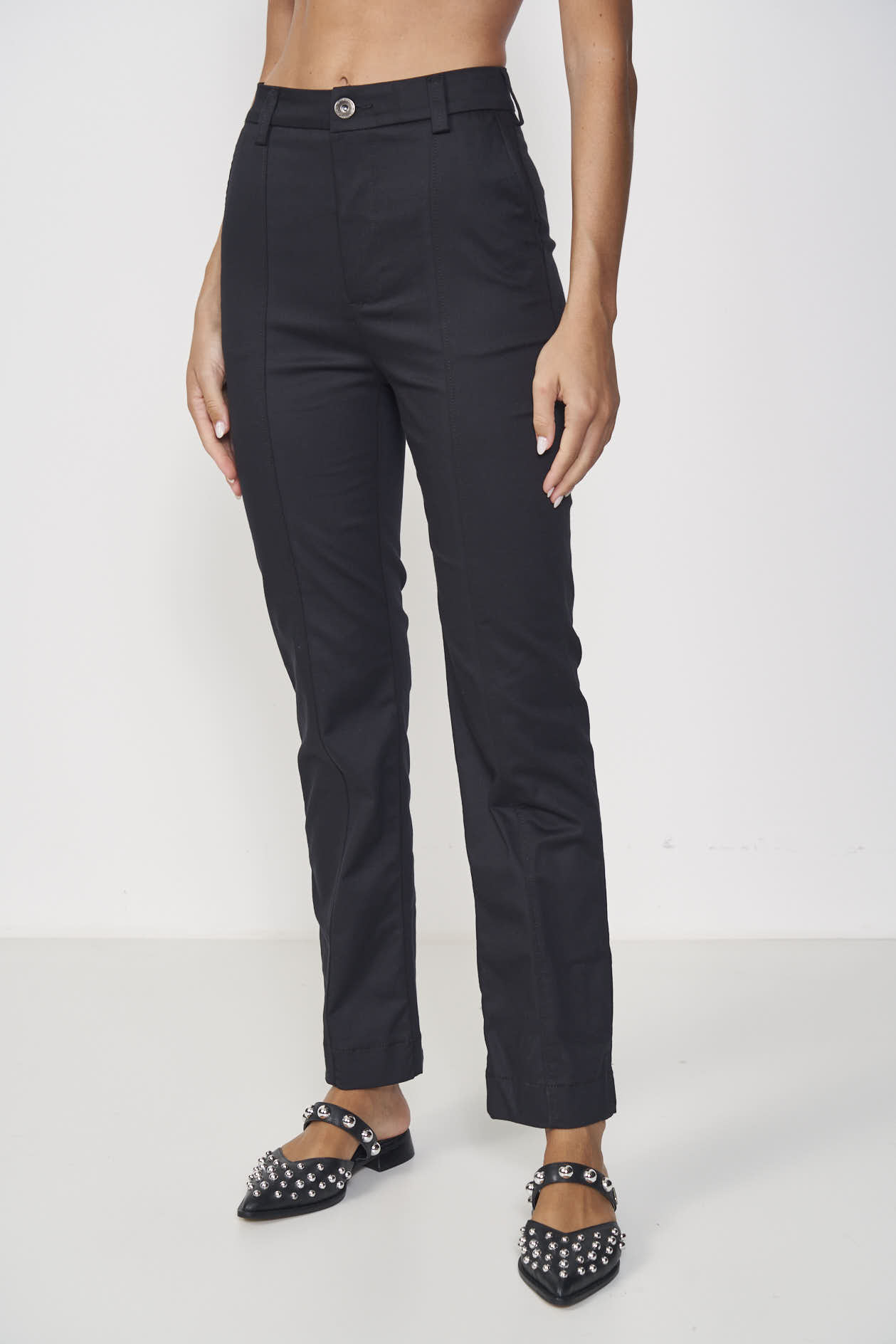 CALÇA SARJA JOANA 42 PRETO