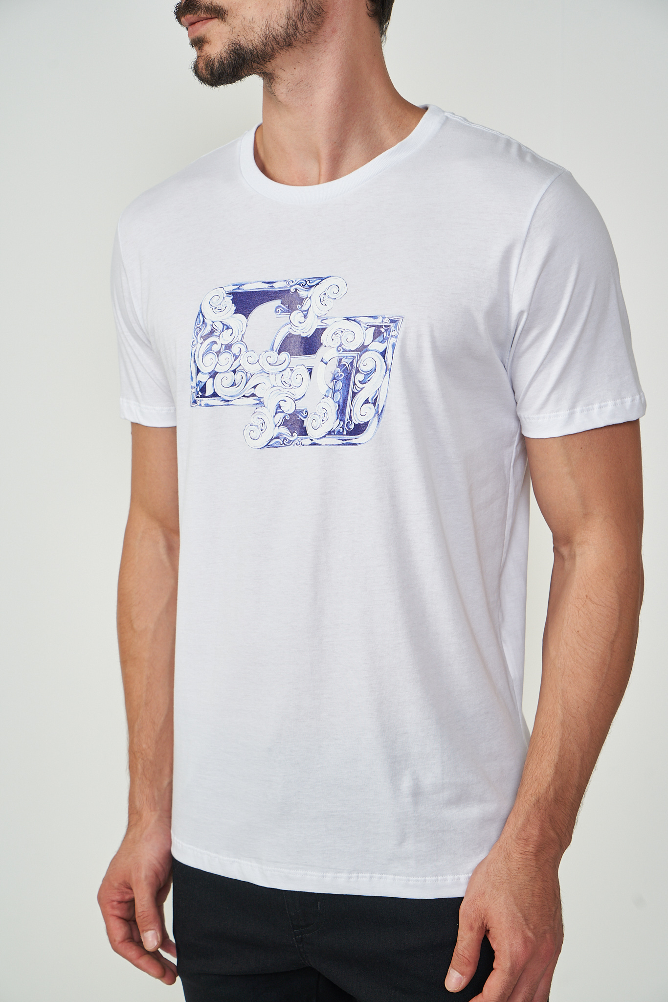 CAMISETA ESTAMPADA M BRANCO