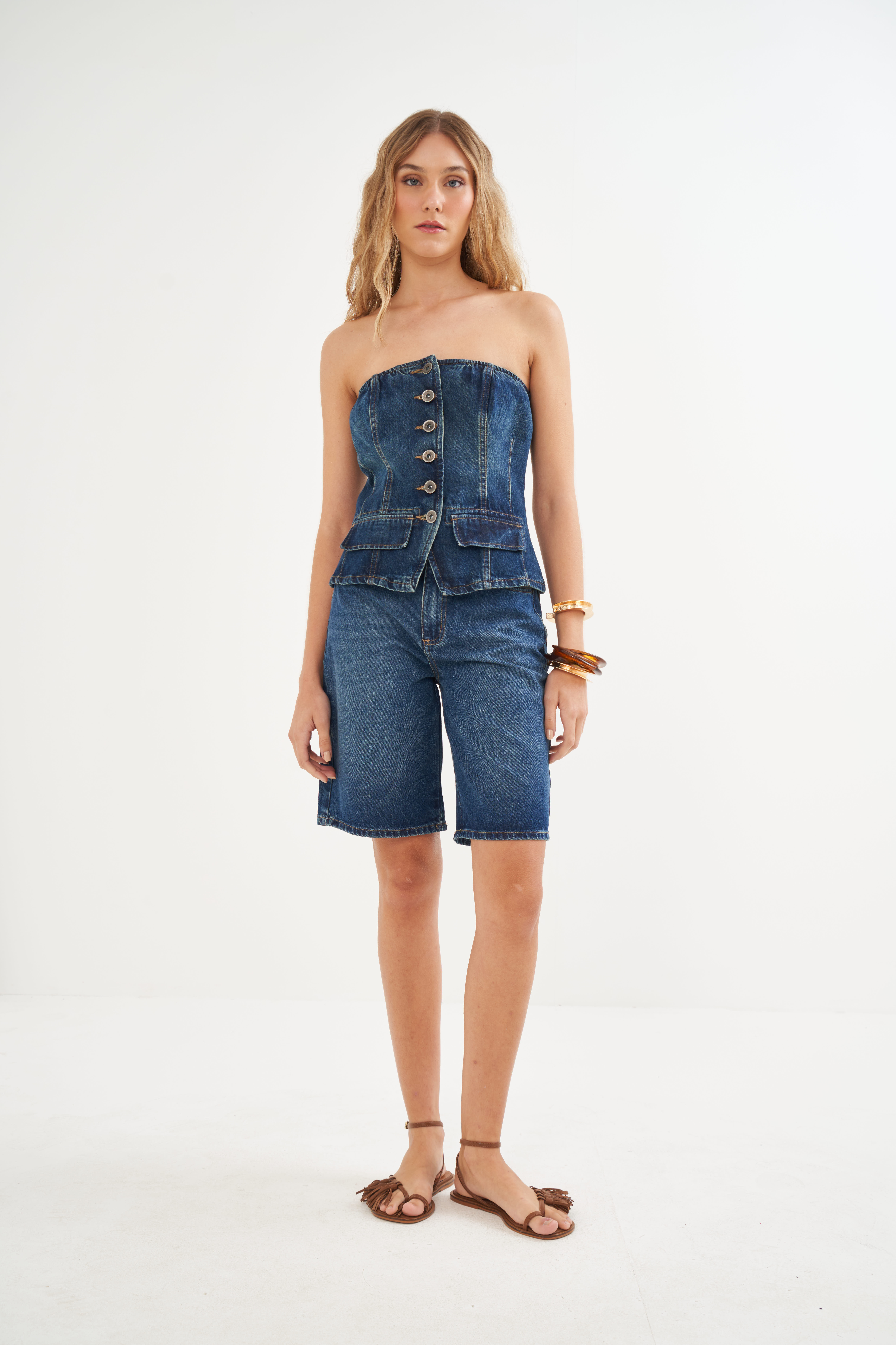 BLUSA JEANS M INDIGO