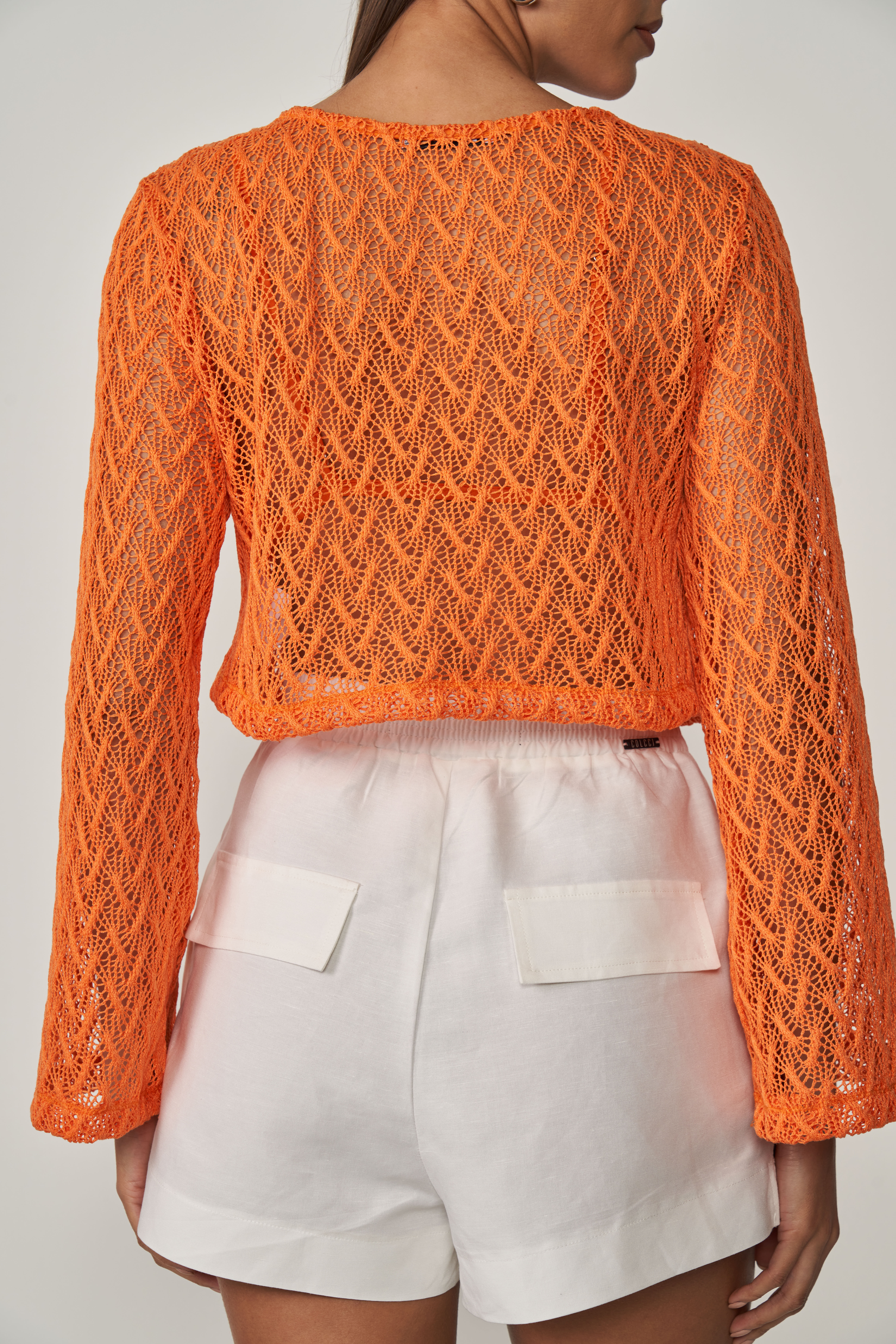 BLUSA COLCCI P LARANJA SALMONA