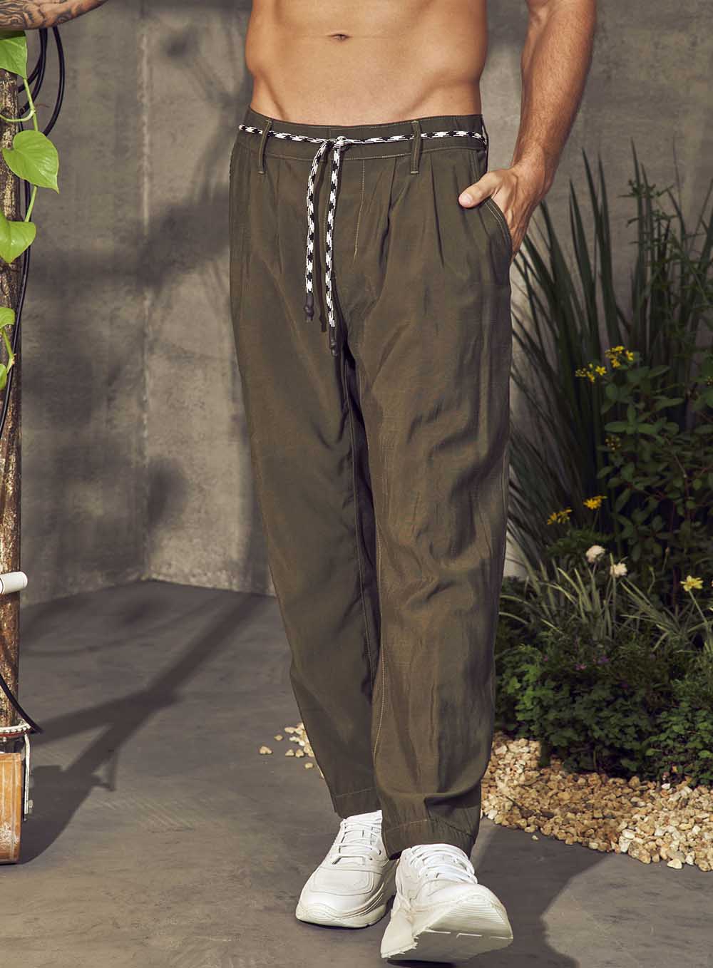 CALÇA COLCCI 42 VERDE CILANTRO