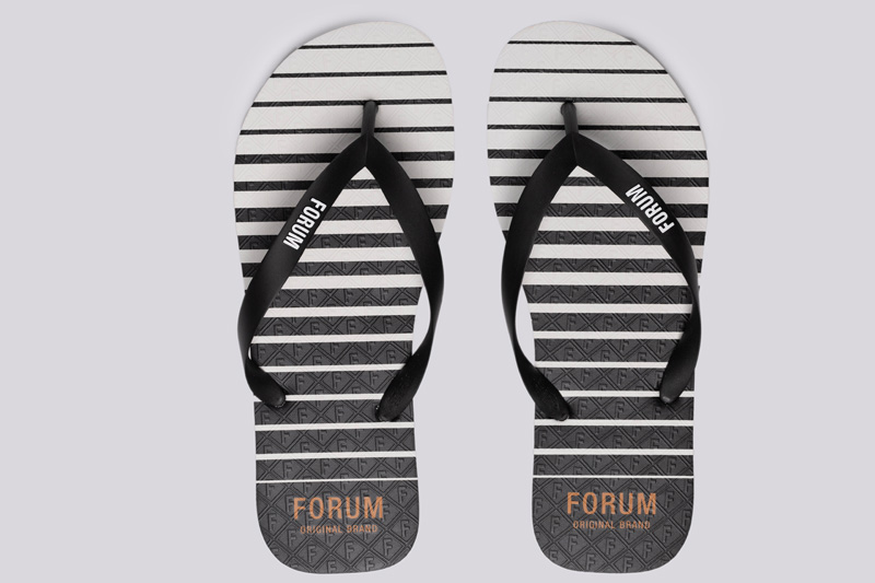 CHINELO MASC FORUM NAVY DEGRADE 39-40 AZUL DARKNES