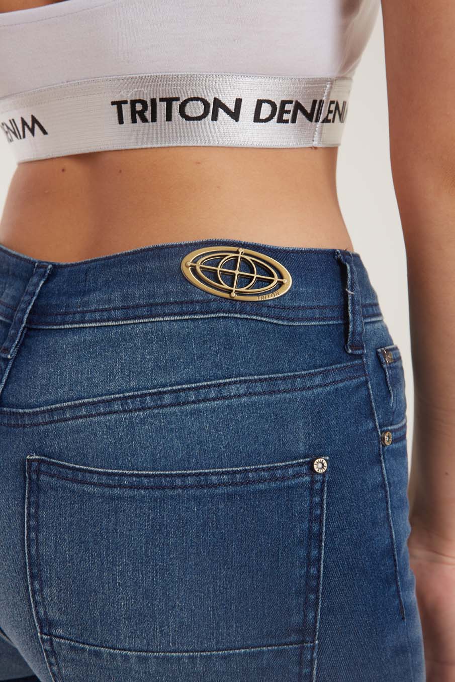 CALÇA JEANS MICHELE 38 INDIGO