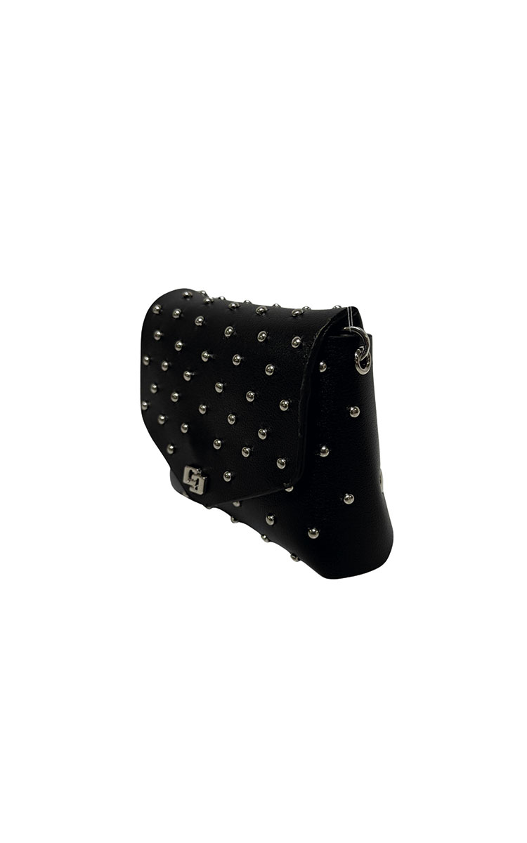 BOLSA COLCCI FEM CROSSBODY MINI PINS U PRETO