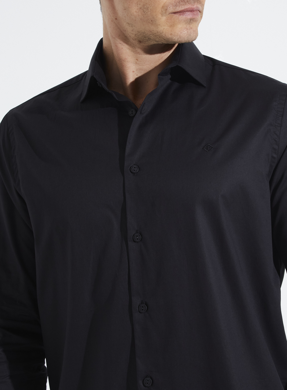 CAMISA SLIM FIT 3 PRETO
