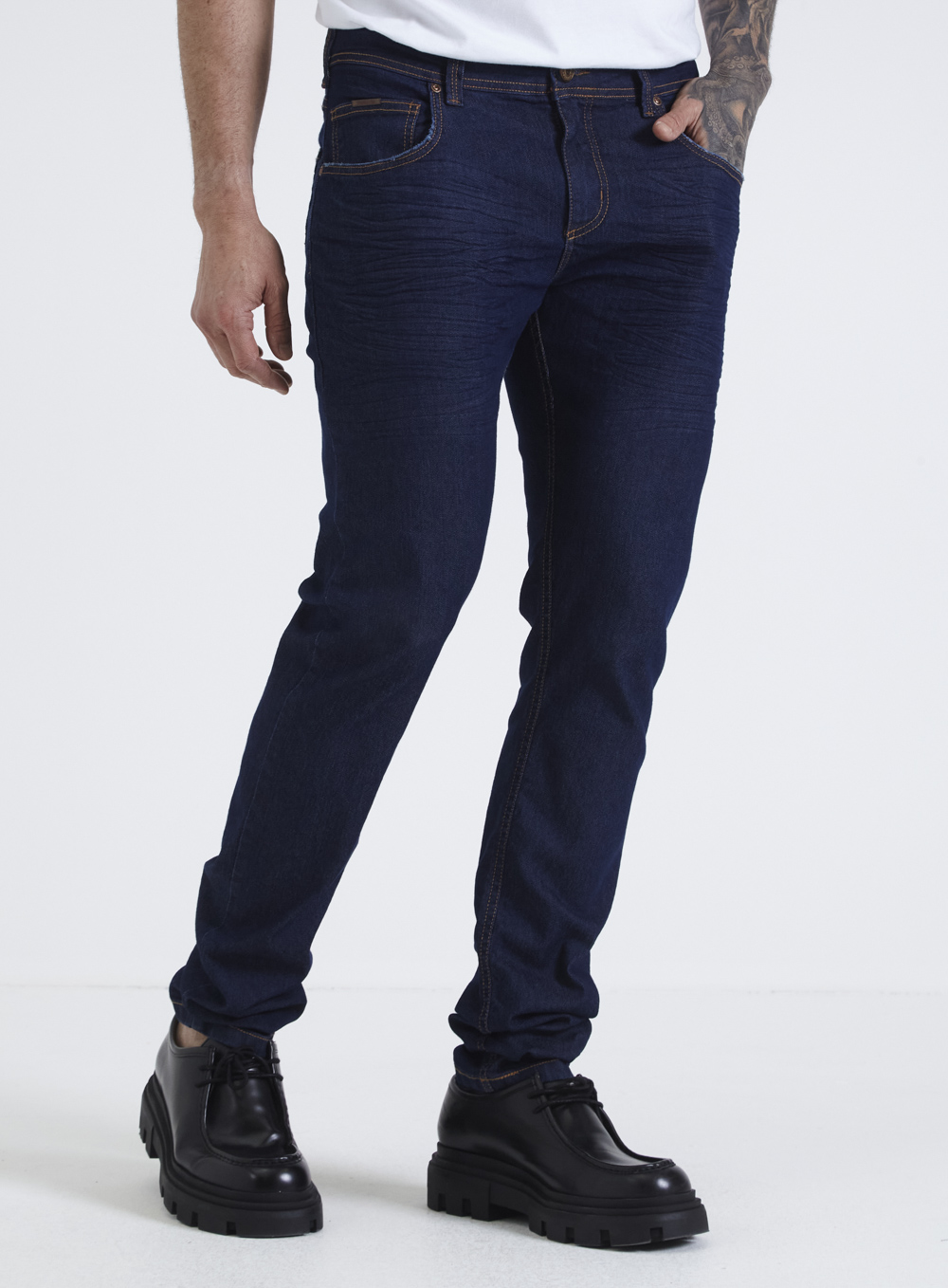 CALÇA JEANS IGOR SKINNY 46 INDIGO