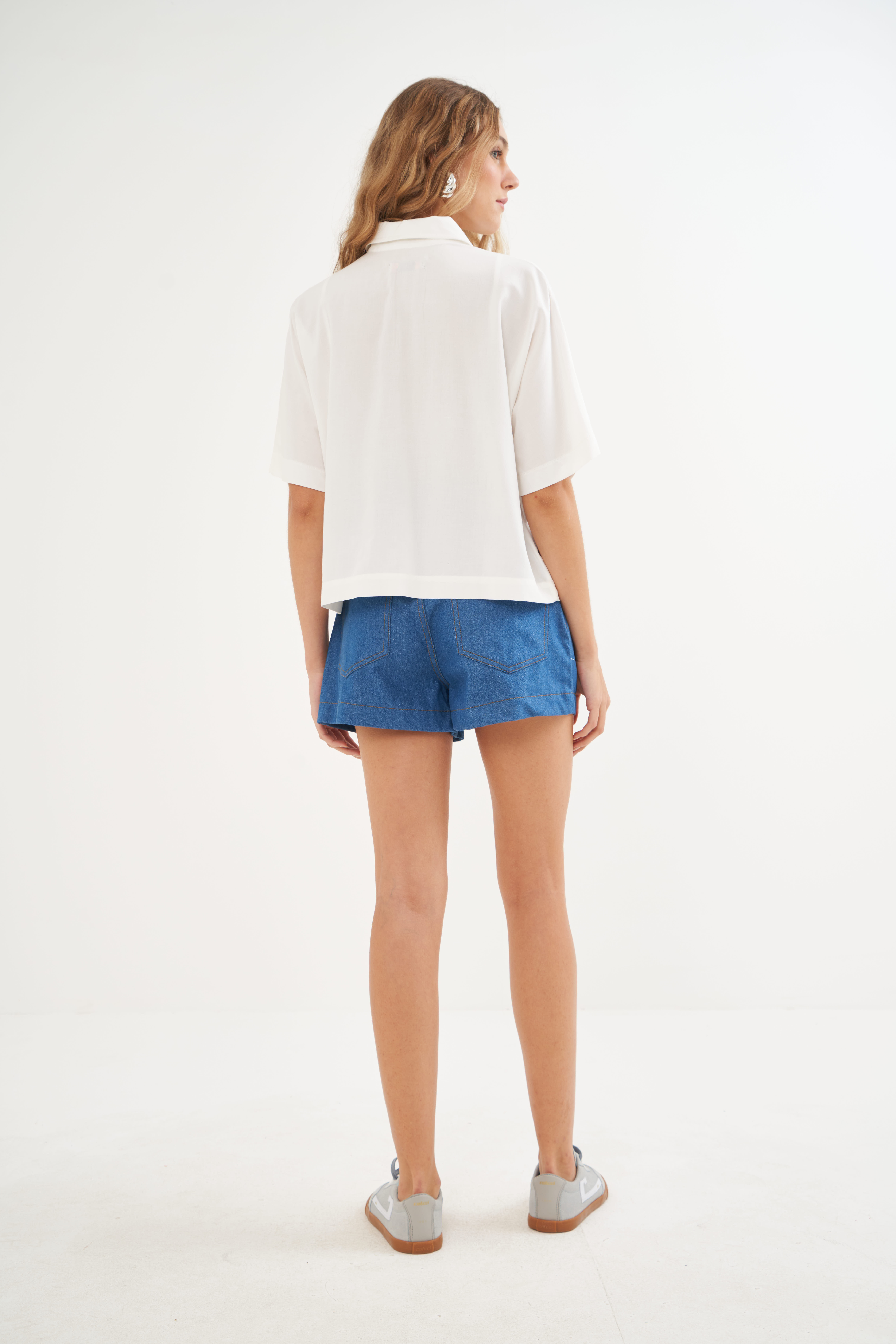 CAMISA BORDADA G OFF SHELL