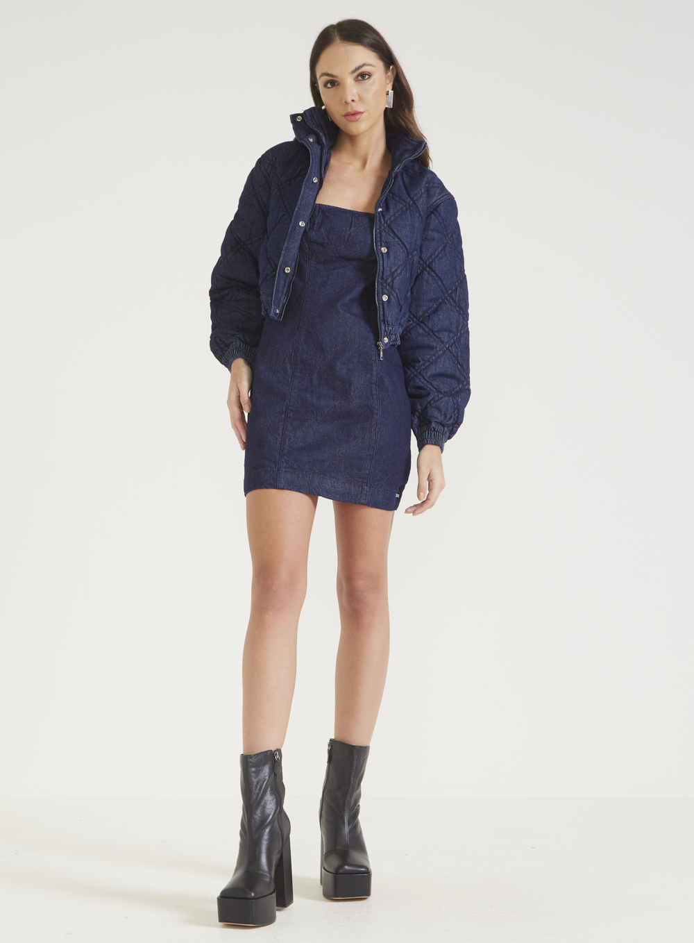VESTIDO JEANS FORUM 36 INDIGO