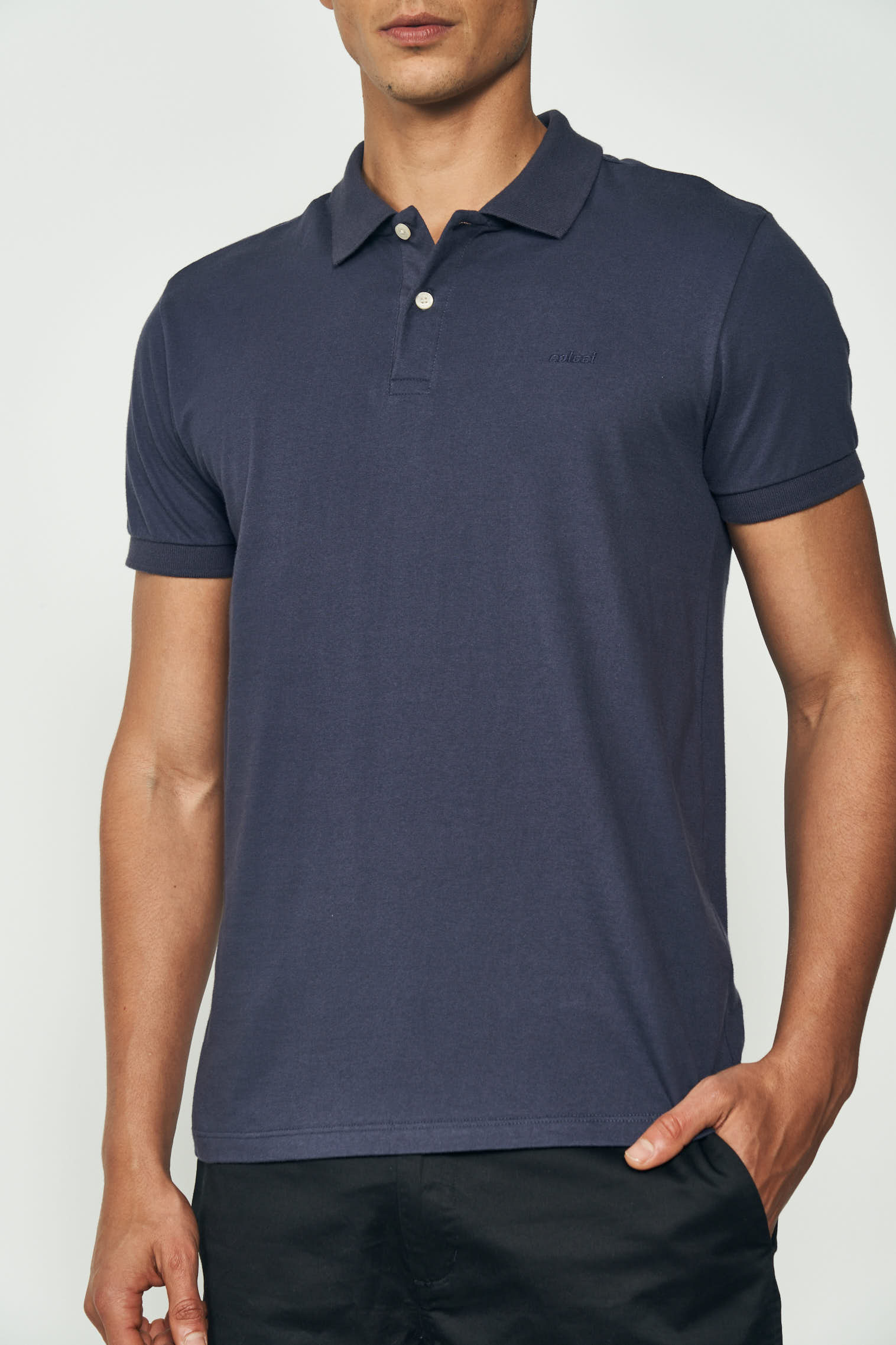 POLO COLCCI GG CINZA FLINT GRAY