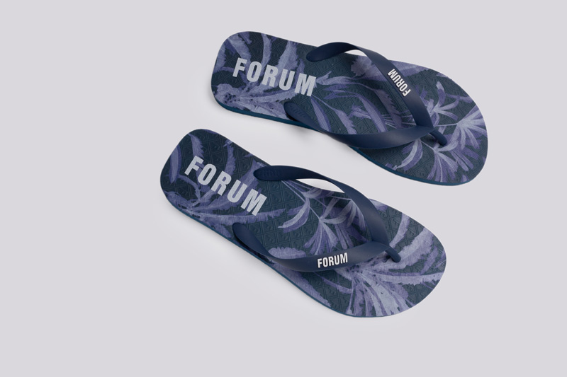 CHINELO MASC FORUM BEACH 39-40 AZUL DARKNESS
