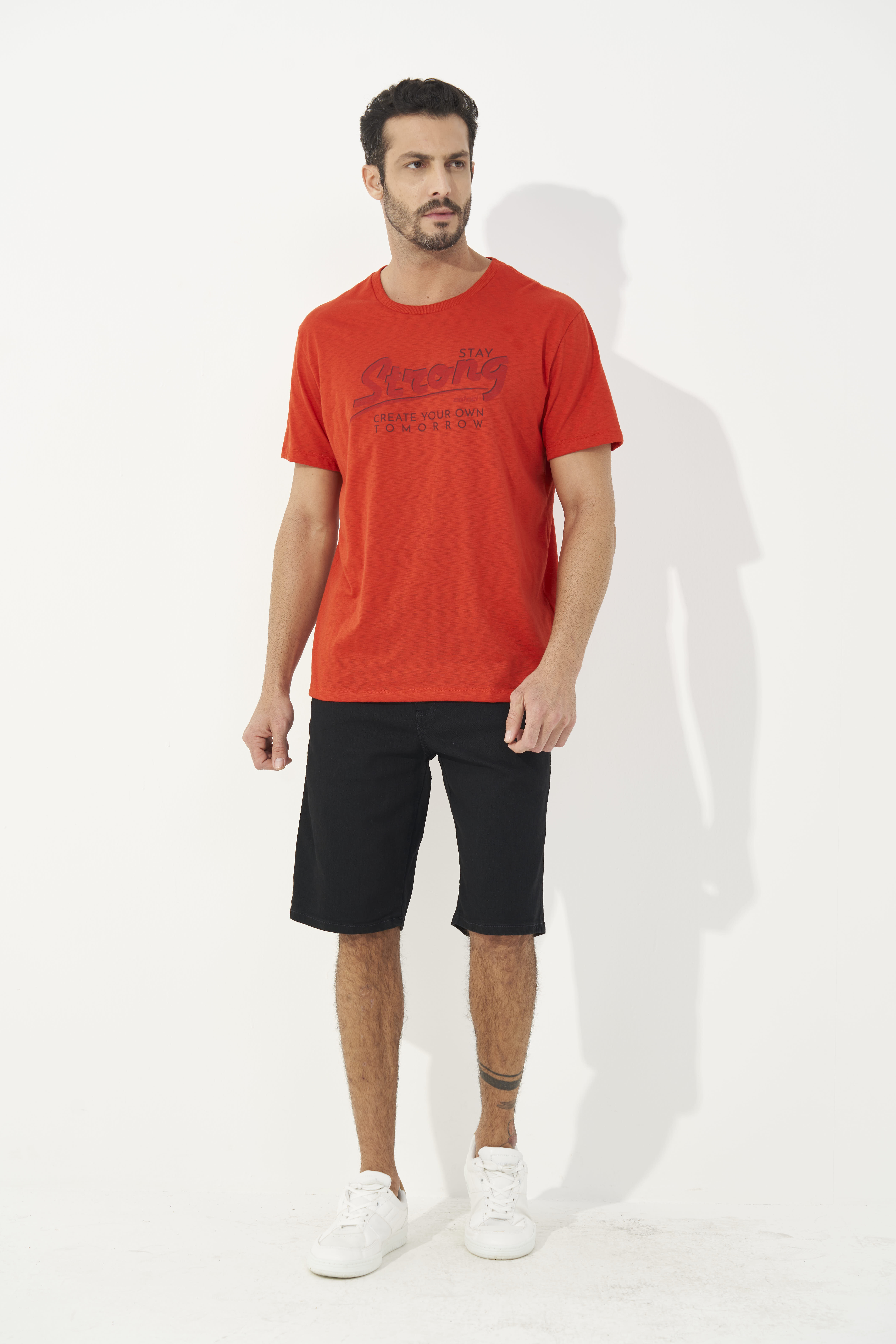 CAMISETA COLCCI M AZUL MESCLADO