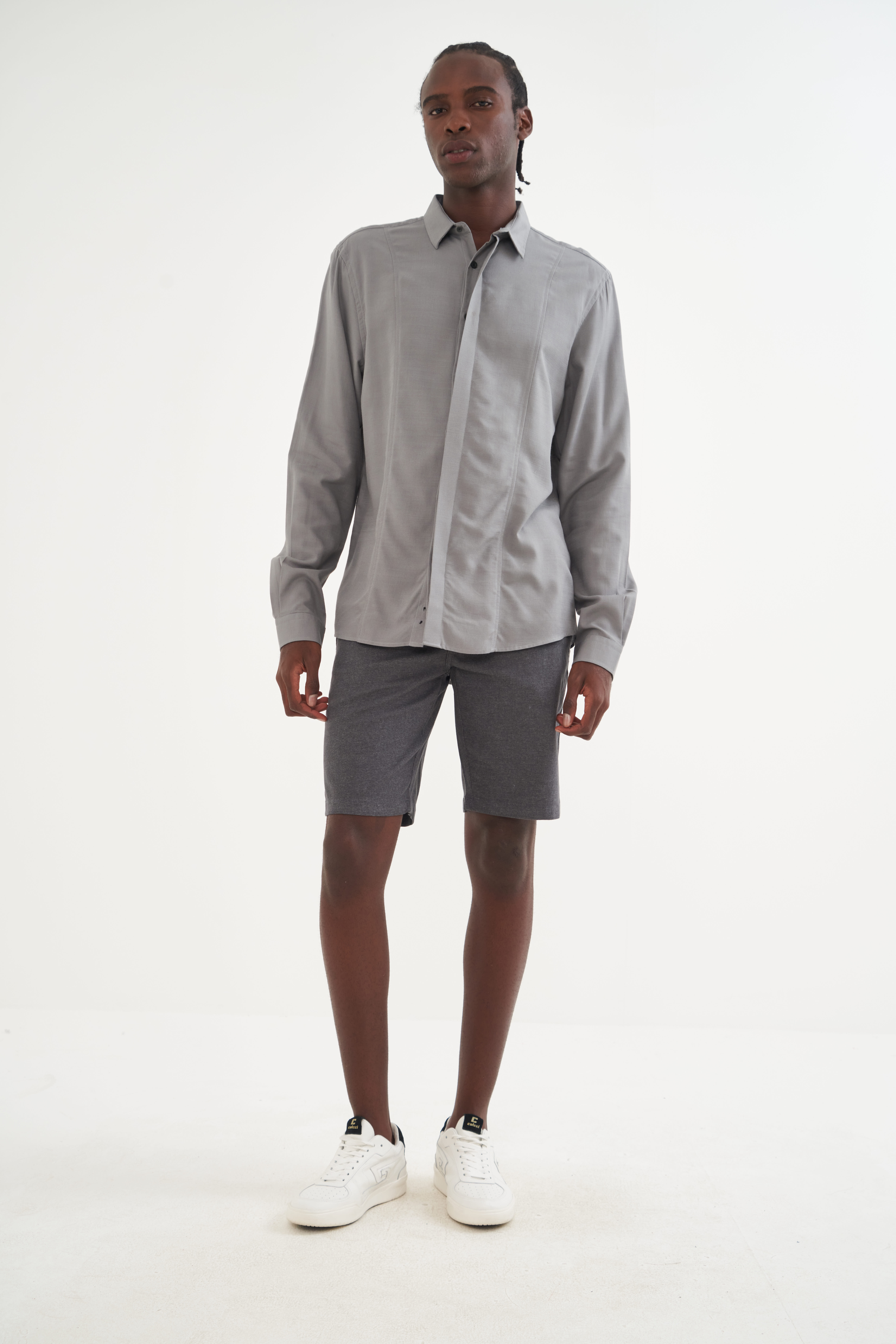 CAMISA RELAX 2 GG CINZA STELLE