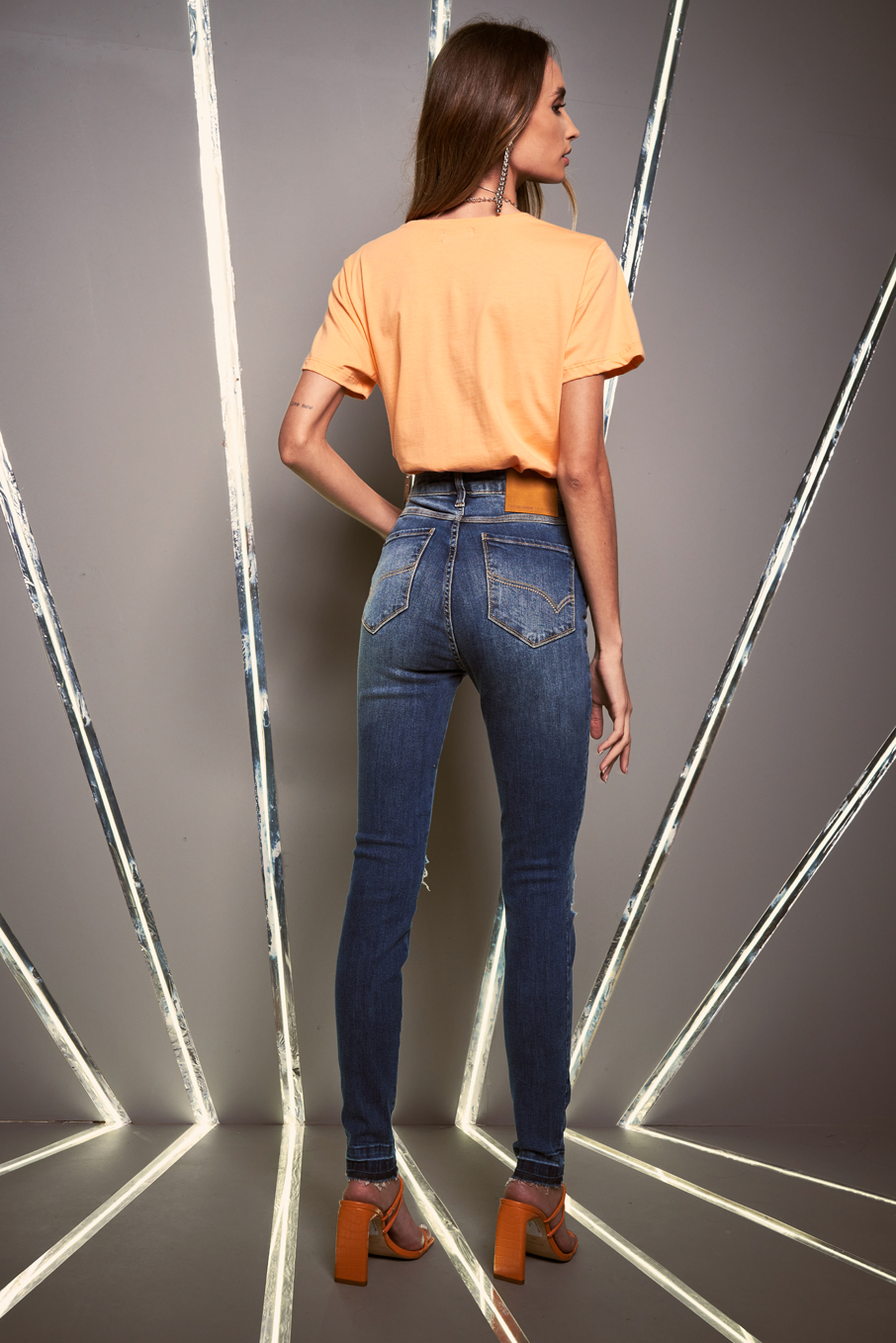 CALÇA JEANS GISELE 38 INDIGO