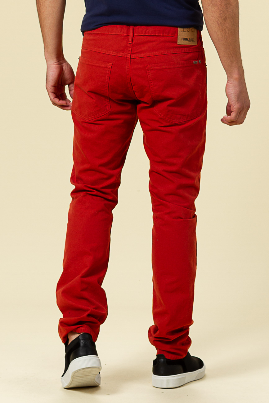 CALÇA SARJA PAUL SLIM 40 AZUL LIFE