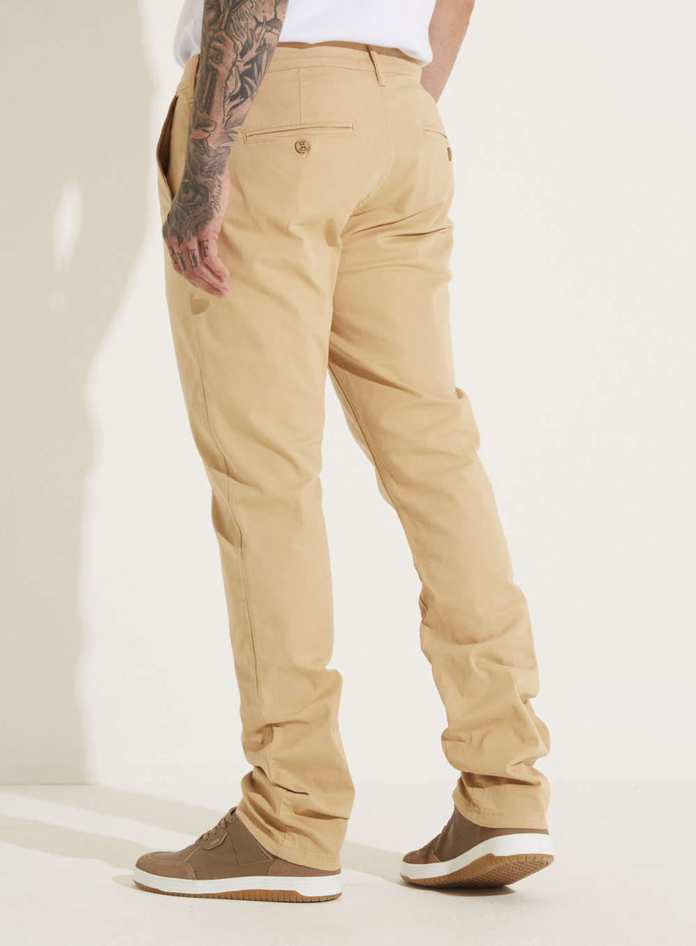 CALÇA SARJA VITOR 38 BEGE BEAR
