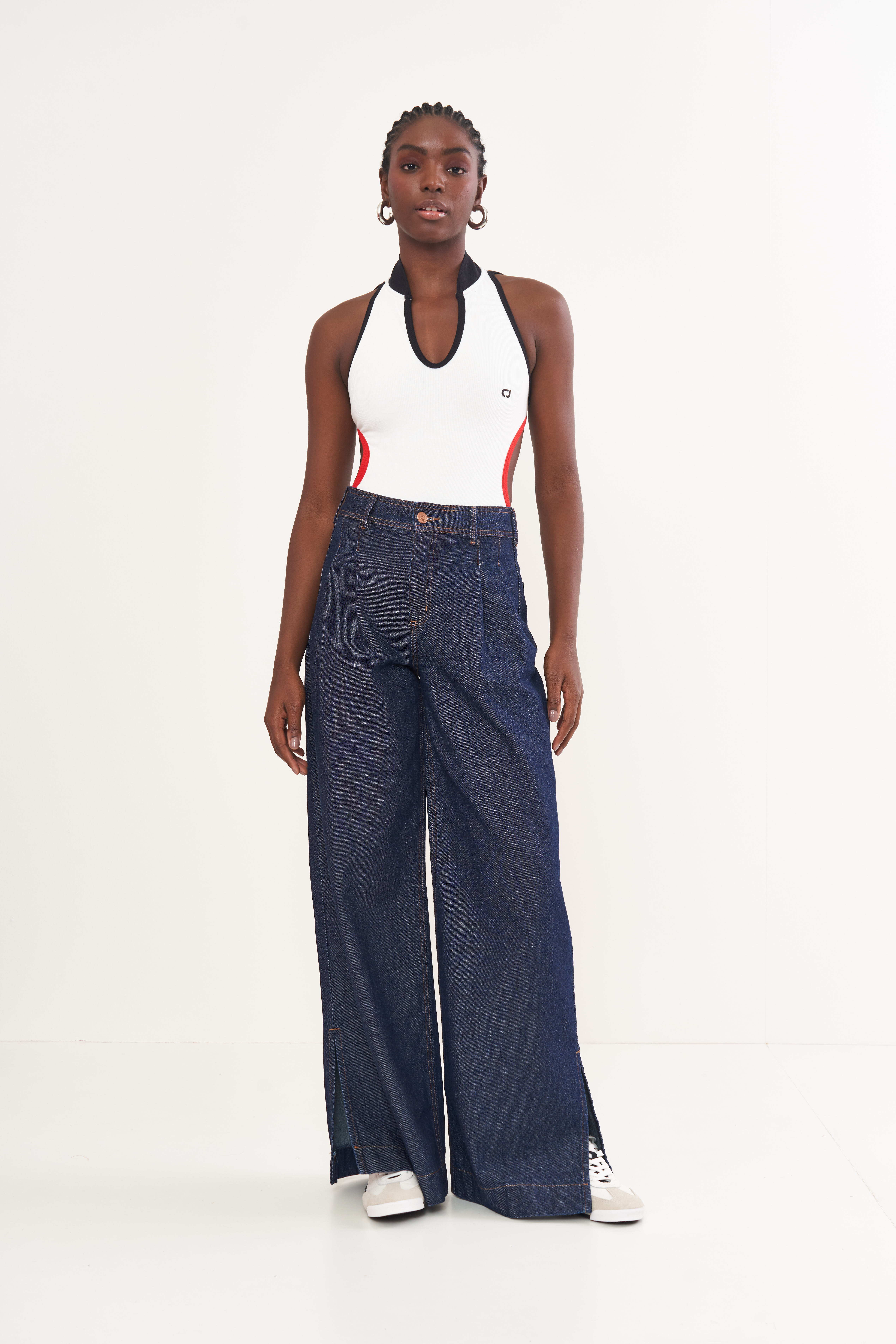 CALÇA JEANS SILVIA 42 INDIGO
