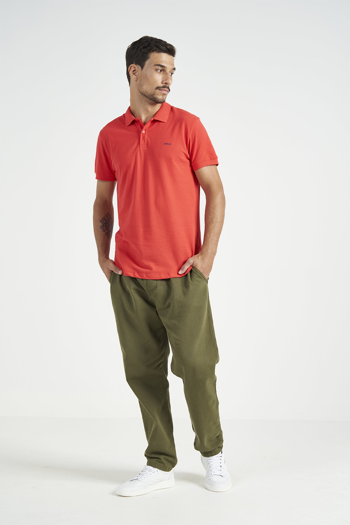 POLO COLCCI M VERMELHO VERMIL