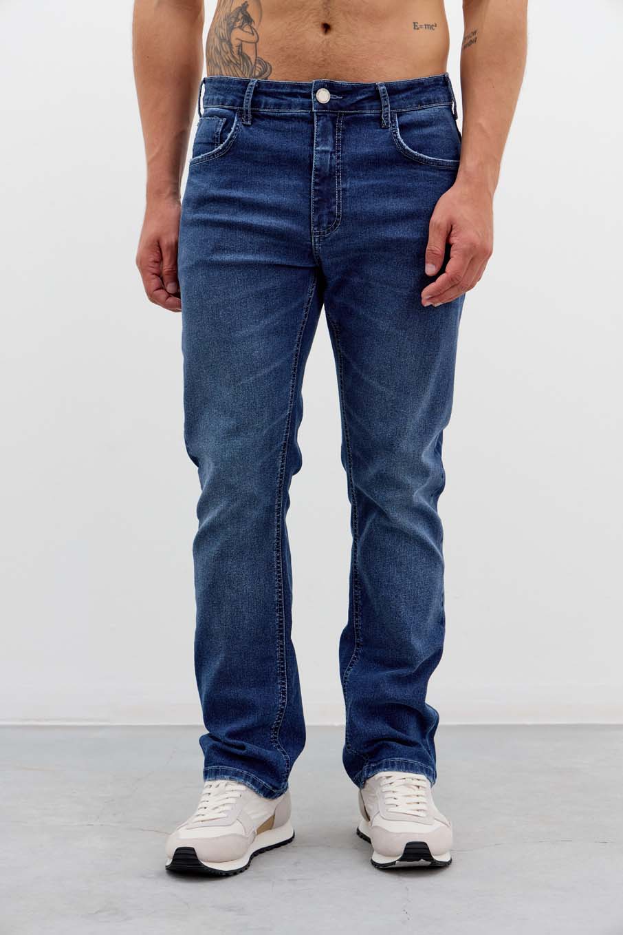 CALÇA JEANS LEO 46 INDIGO