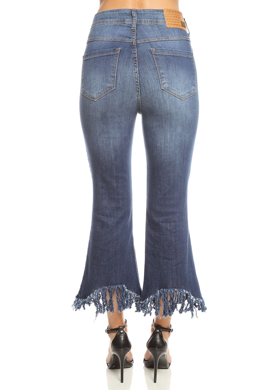 CALCA JEANS PANTACOURT 34 INDIGO
