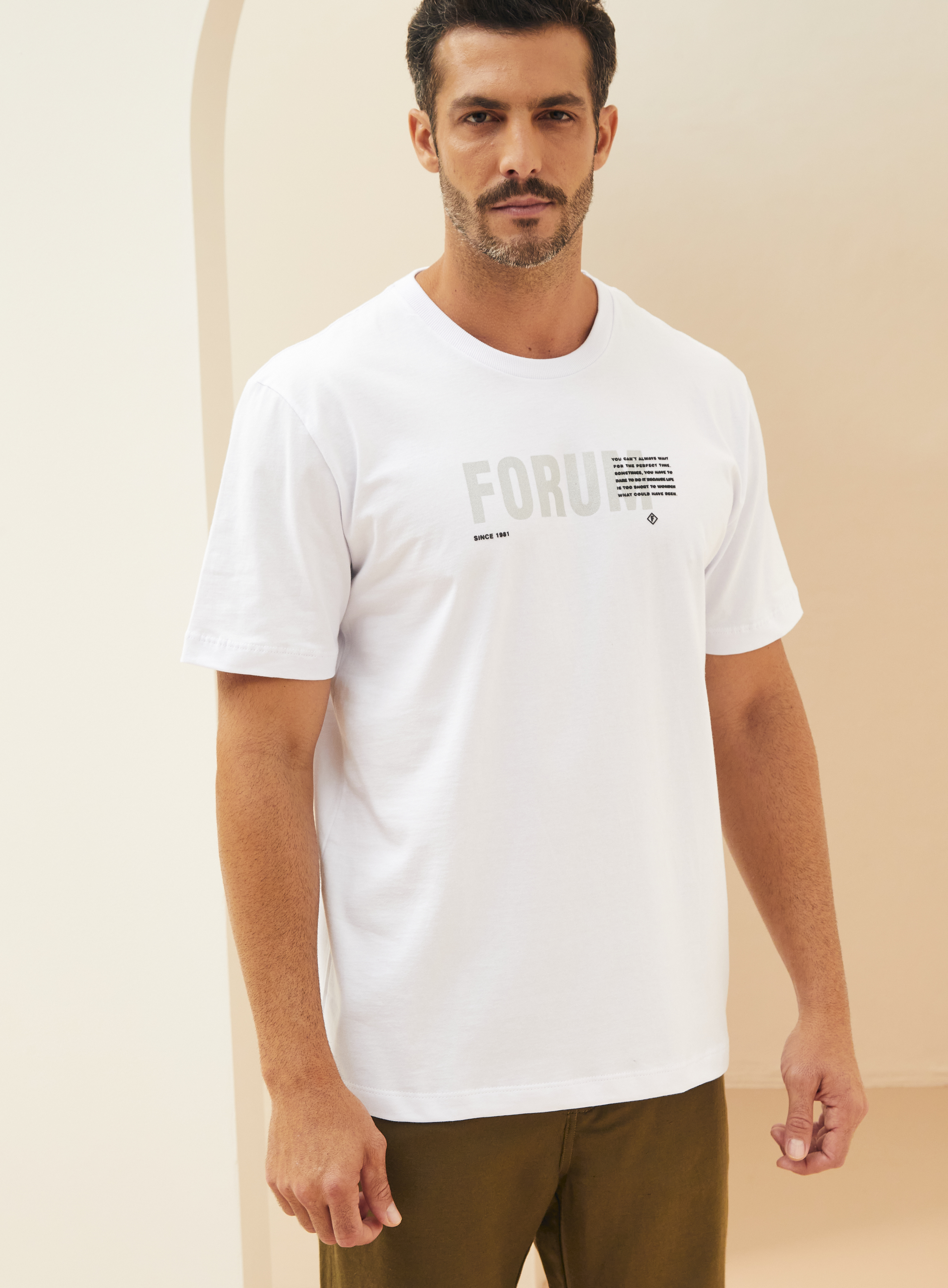 CAMISETA FORUM G MARROM ZEUS