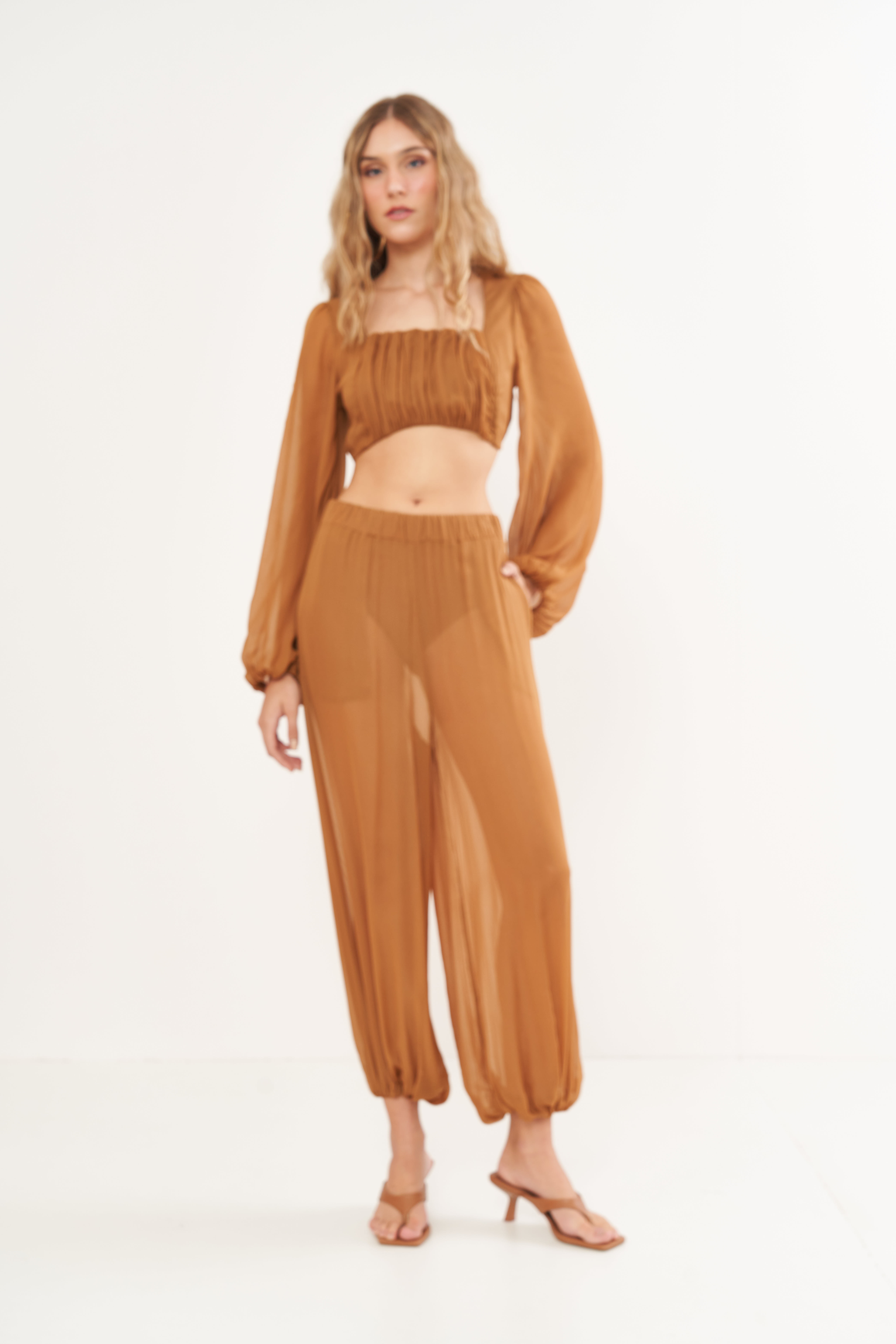 CALÇA COLCCI G MARROM EVERMORE