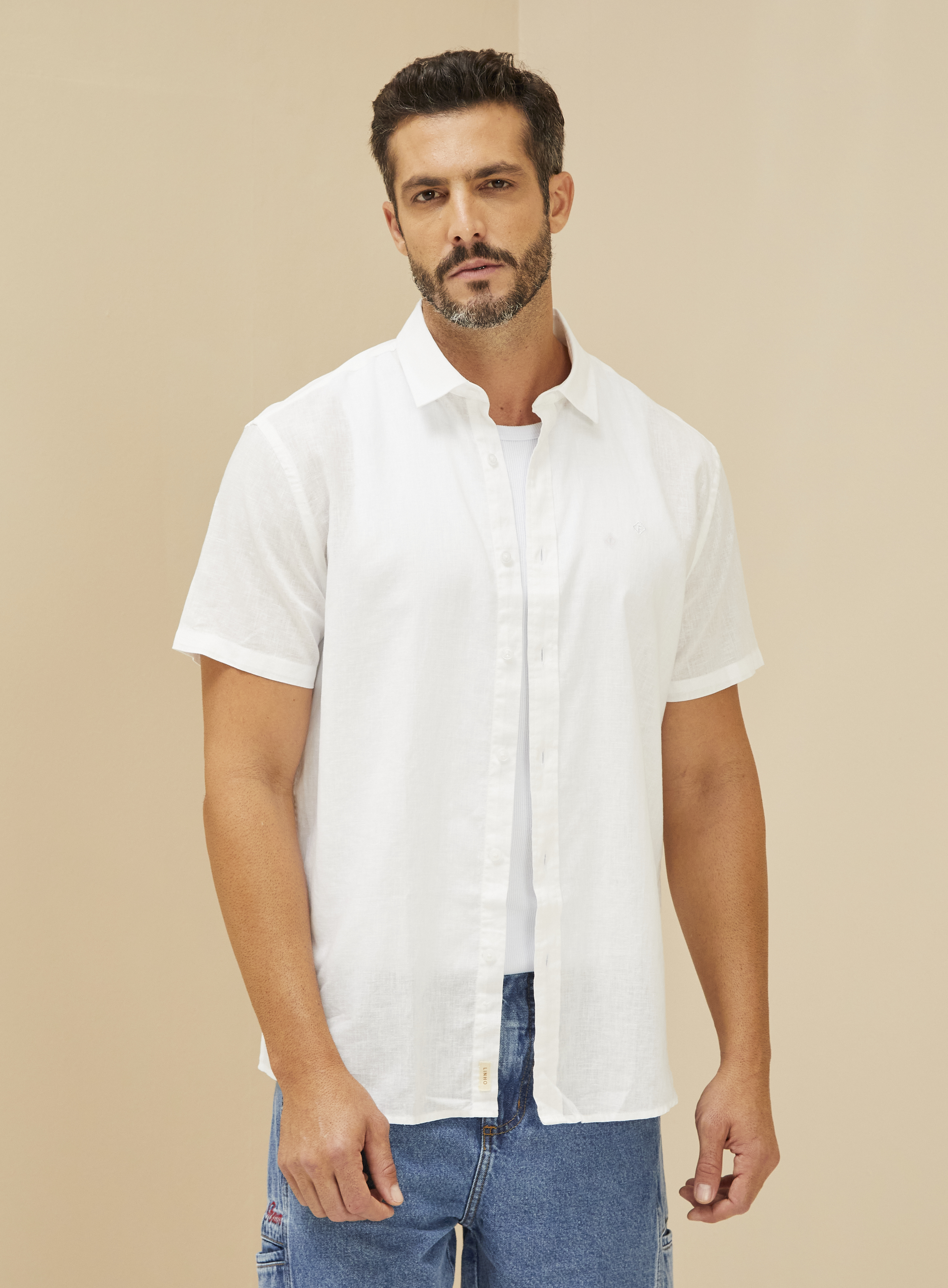 CAMISA LINHO RELAX G BRANCO