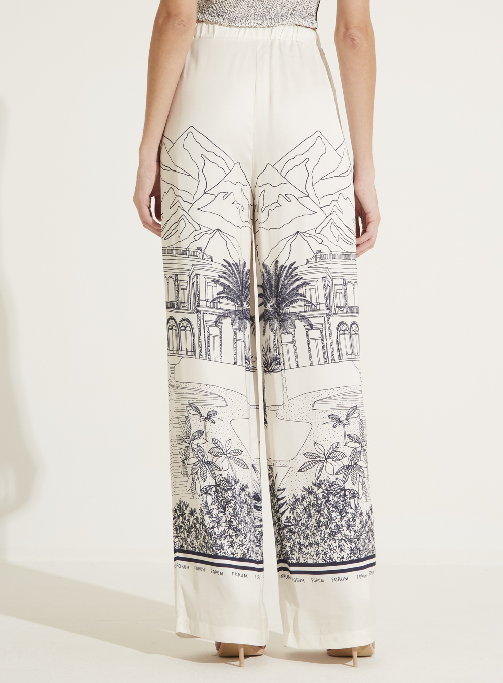 CALÇA ESTAMPADA M JARDIM LITORÃN.