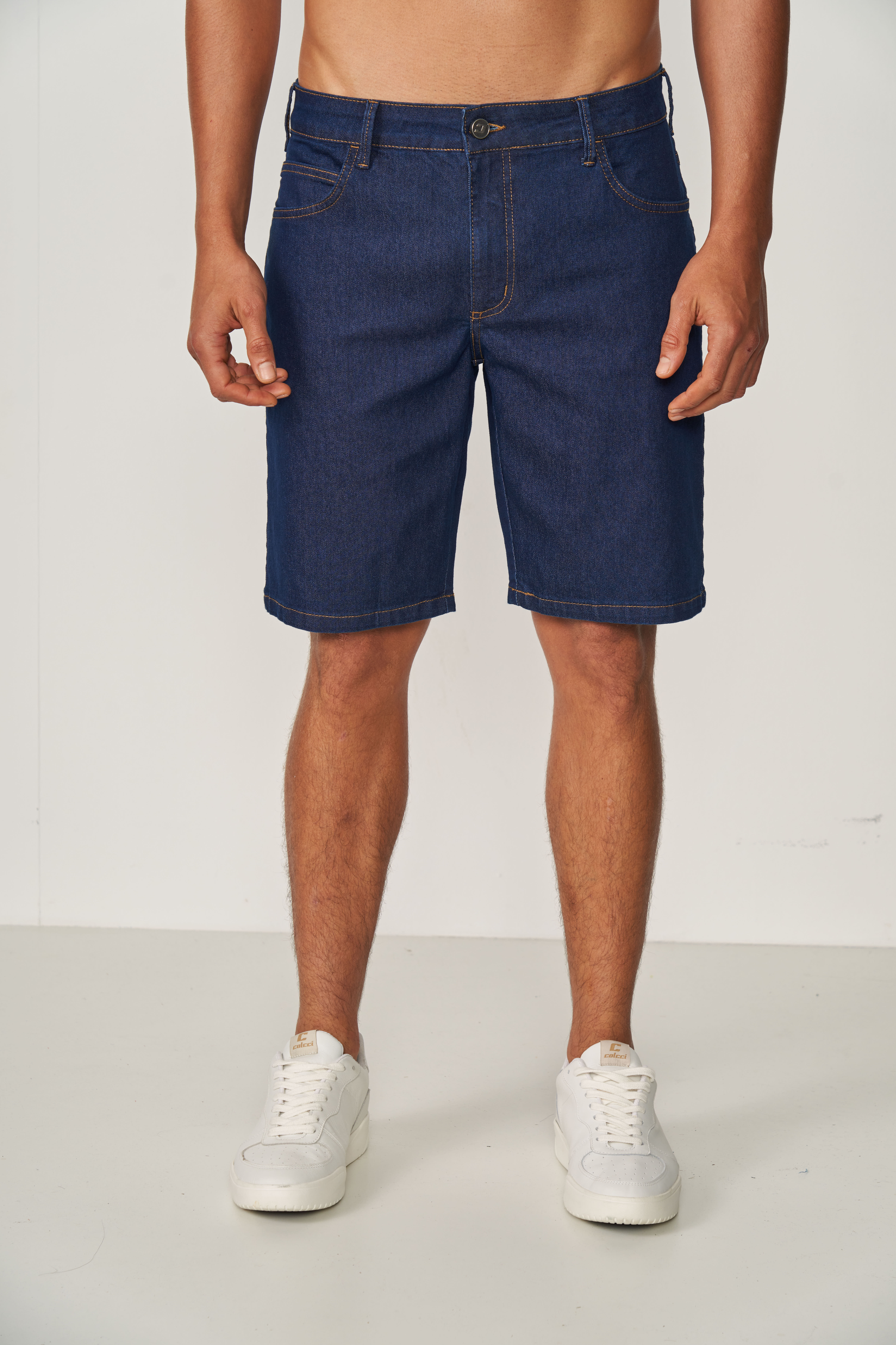 BERMUDA JEANS DAVI 36 INDIGO