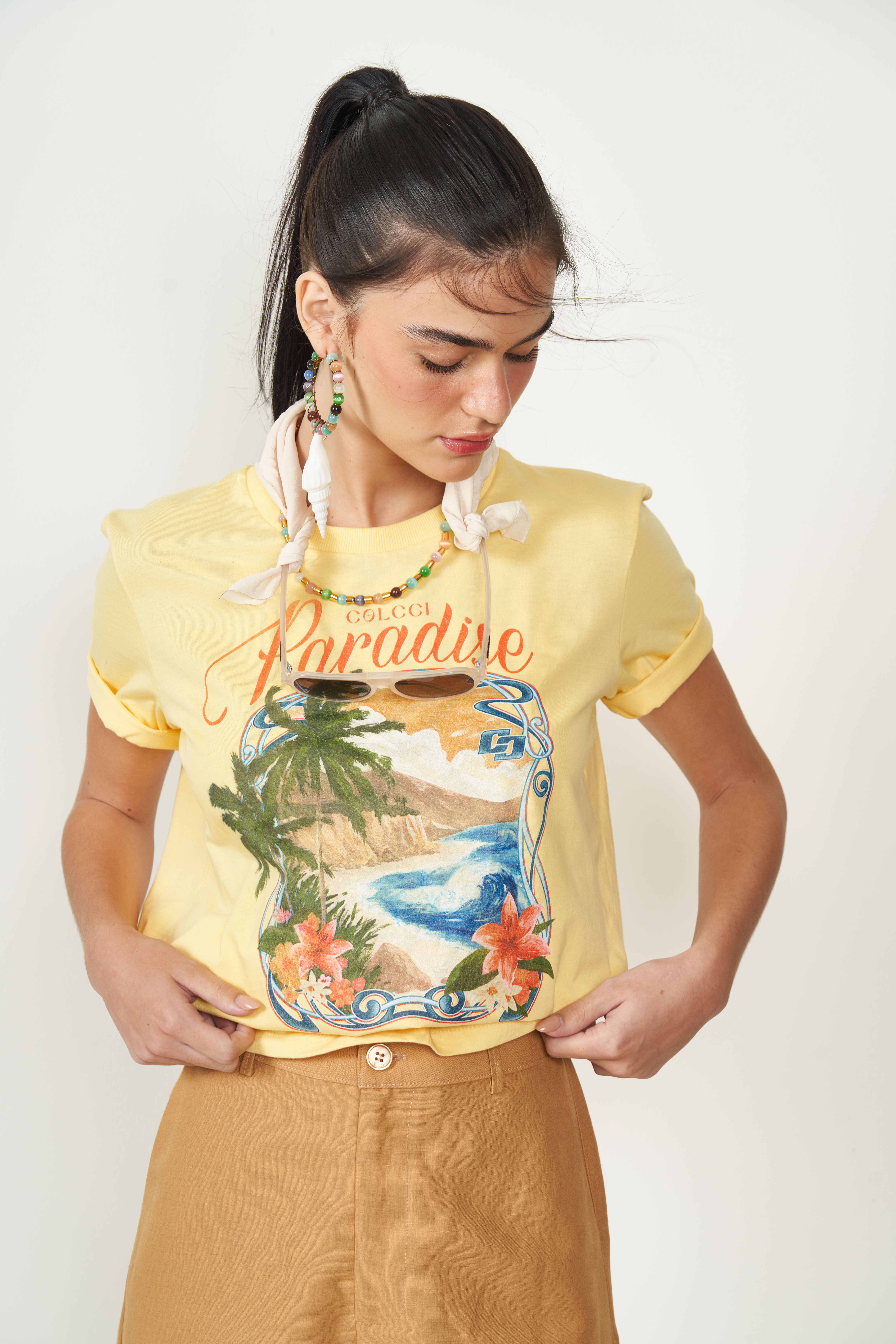 CAMISETA COLCCI G AZUL TRANQUIL BLUE
